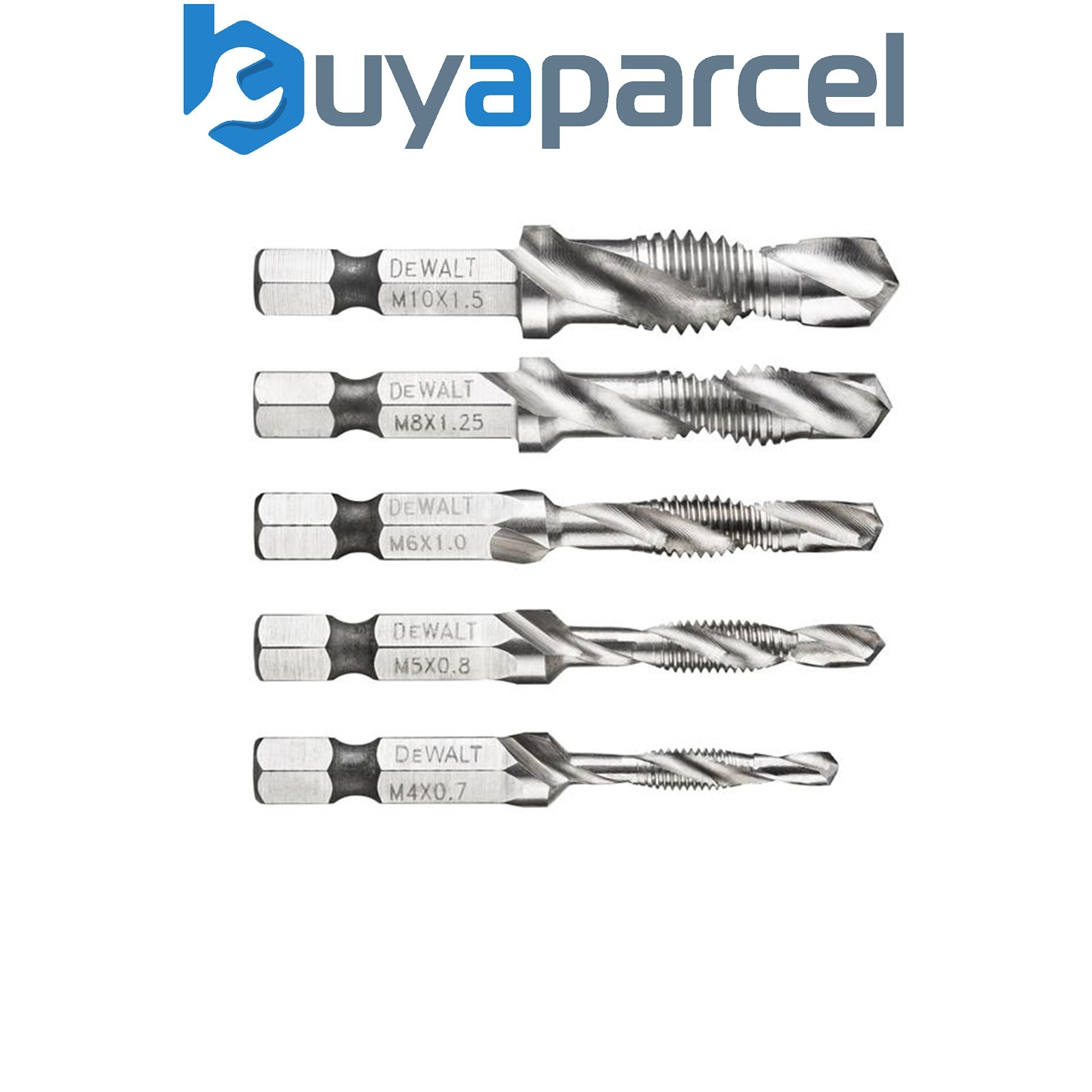 Dewalt DT50060-QZ DT50060 Impact Ready Drill Tap Set 5 Piece DEWDT50060QZ