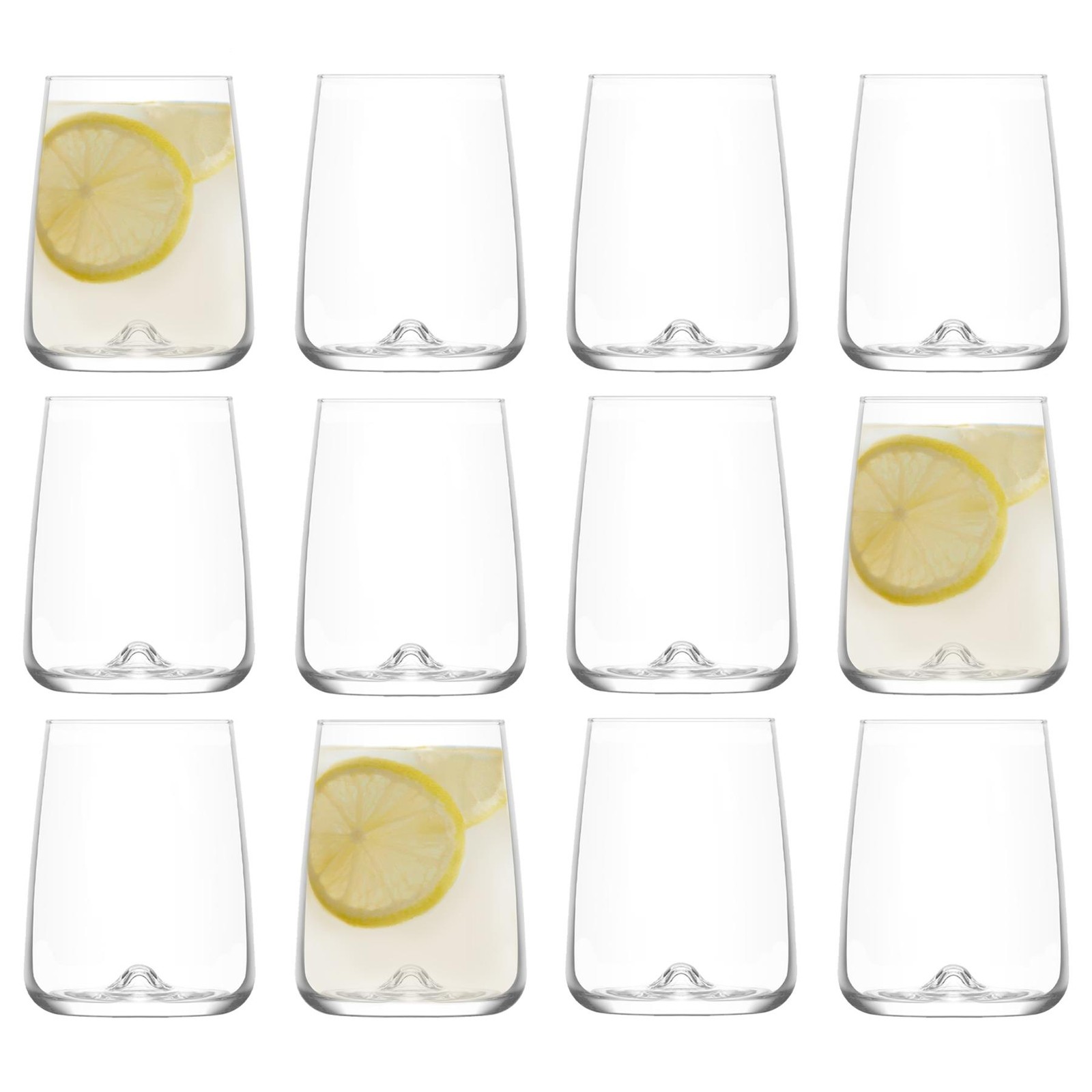 12x LAV Terra Tumbler Glasses Glass Water Wine Whiskey Drinking Cup Set 360ml