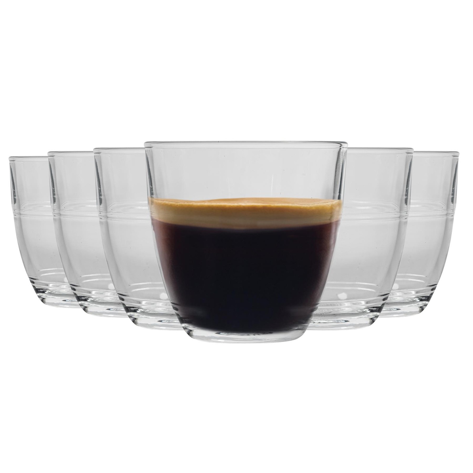 Duralex Gigogne Glass Juice Water Tumblers Glasses Set 160ml x12