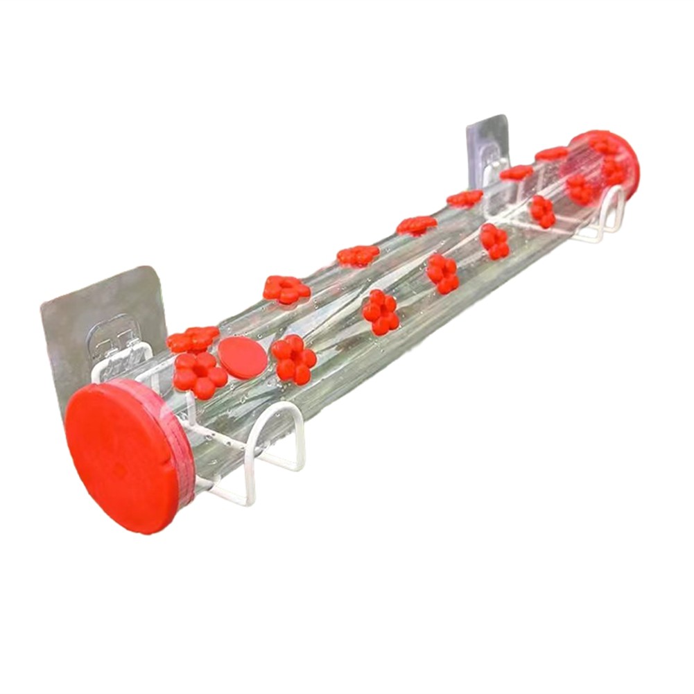 2X(Bird Feeder Window Bird Feeder 2 Steel Stand, with Feeding Ports,4958