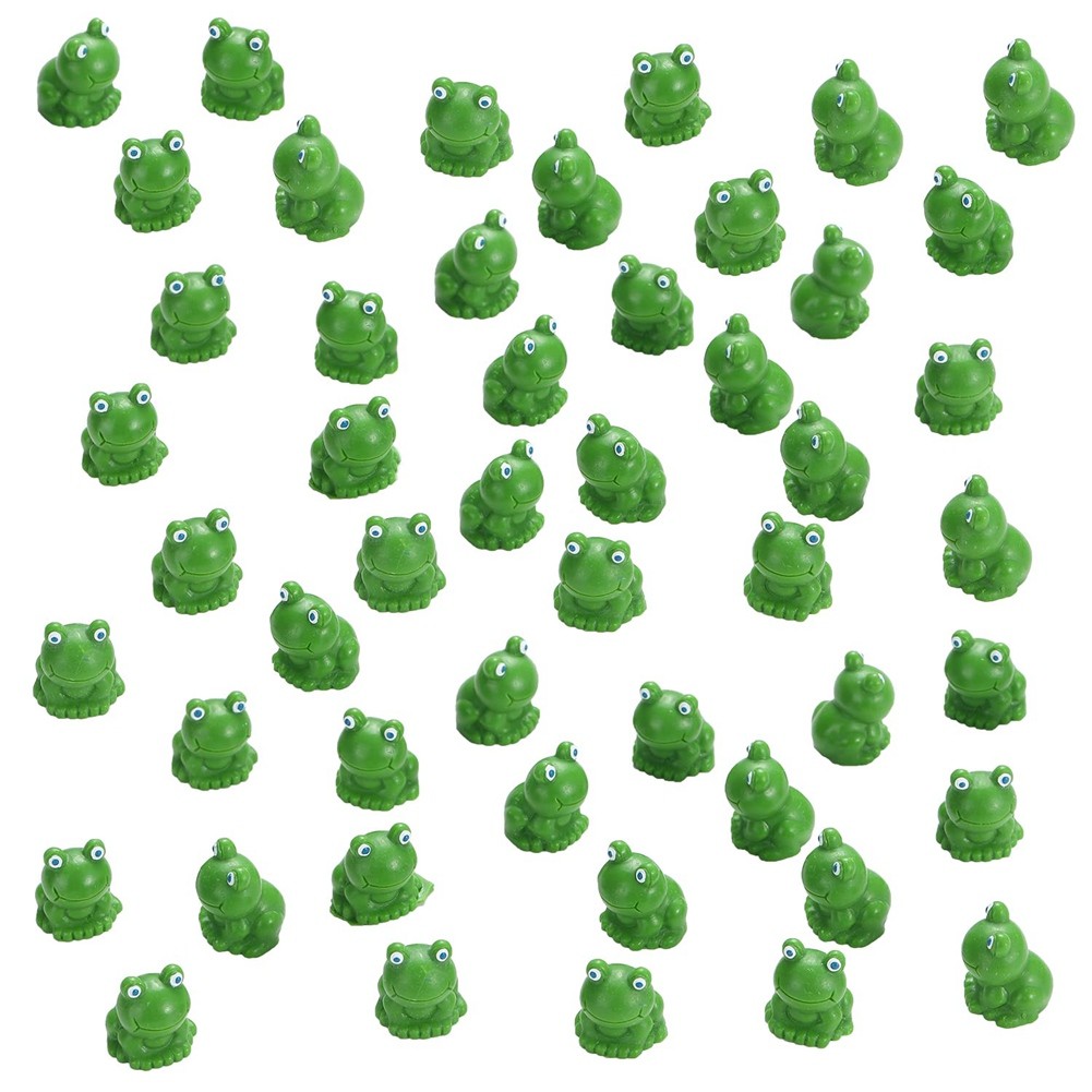 3X(100 Pcs  Garden Decor Green Figurines Miniature Home Decor Tiny1058