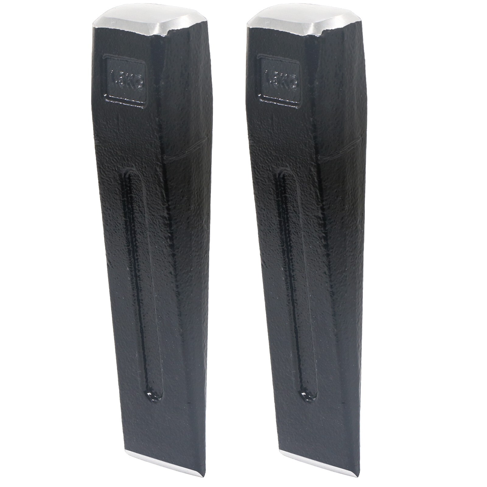 Log Splitting Wedge Chisel 1.5KG 8" Heavy Duty Wood Timber Splitter Axe Maul x 2