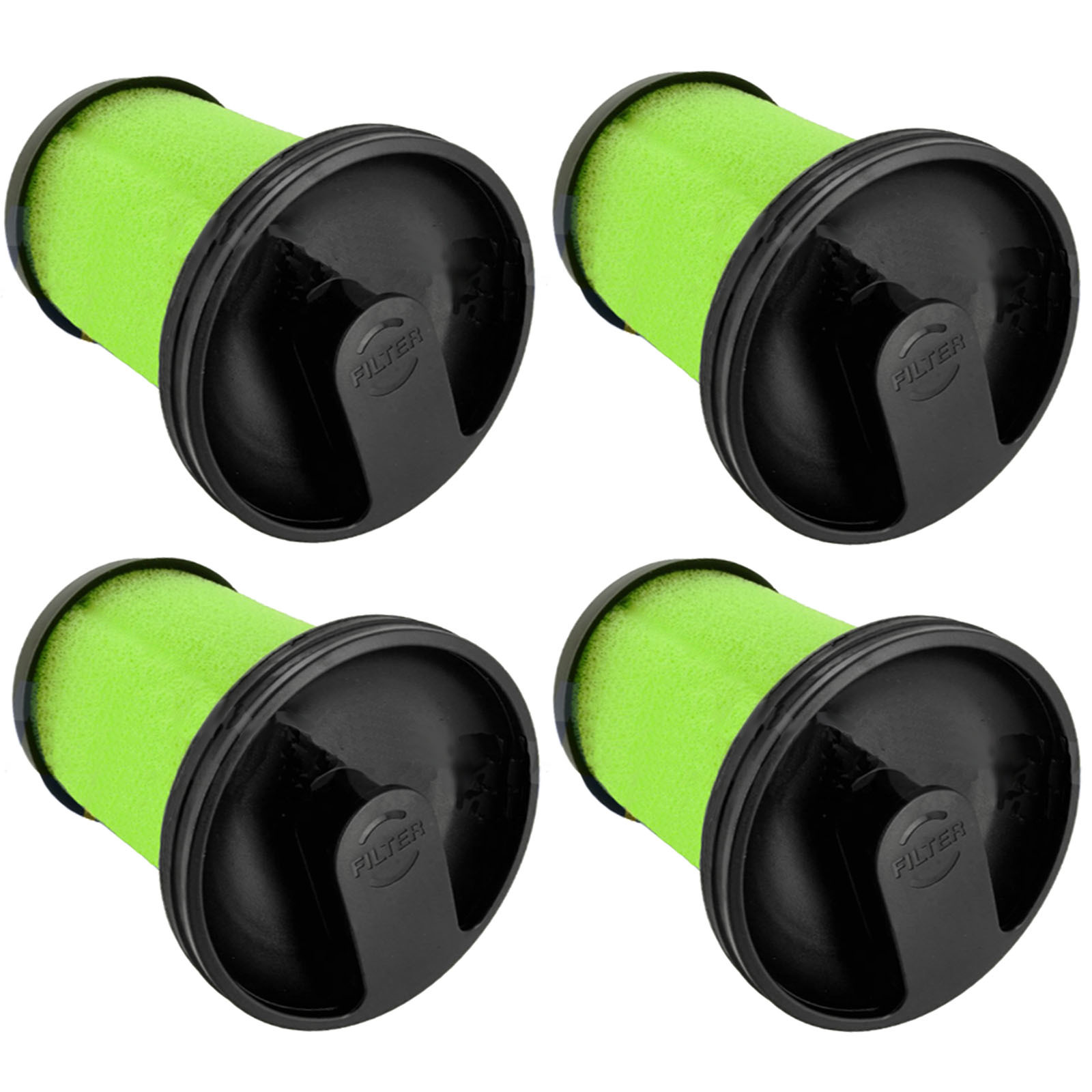Washable Filters for GTECH Multi MK2 ATF006 ATF036 Vacuum Cleaner Green x 4