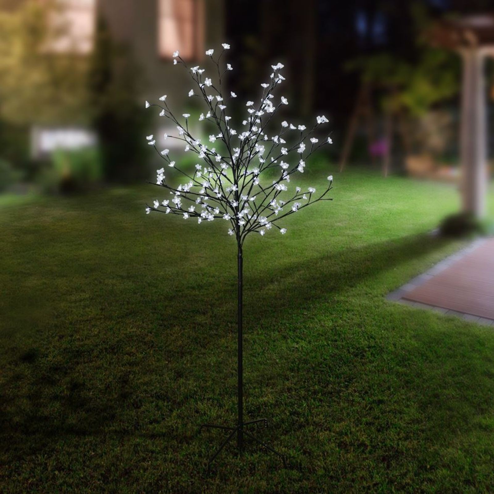 Led-Lichterbaum Japanese Ornamental Cherry 1,5m Shining Tree Garden Blossom Tree