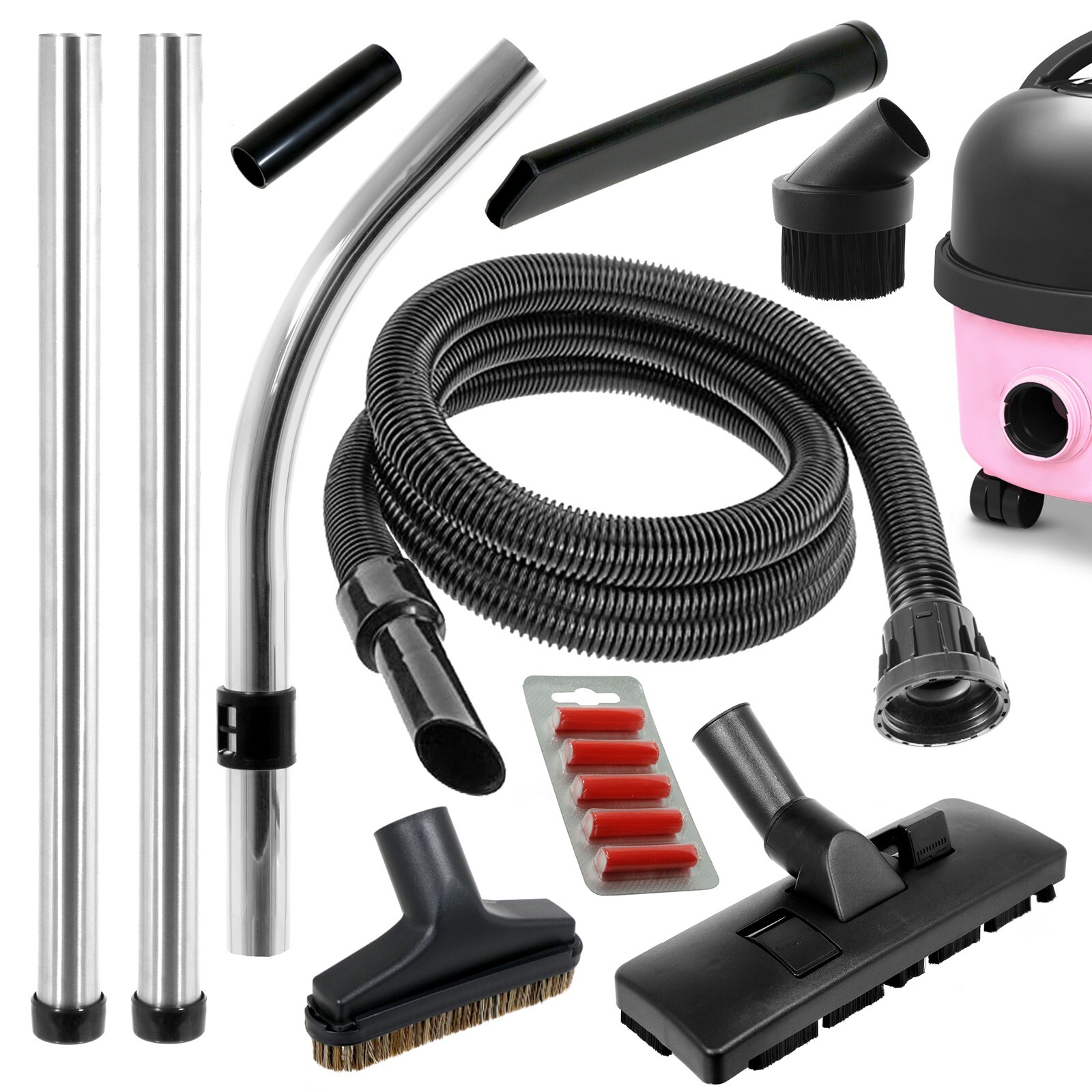 Numatic HETTY HET200 HET200a HET200A2 Vacuum Rod Long Hose 3m Tool Kit