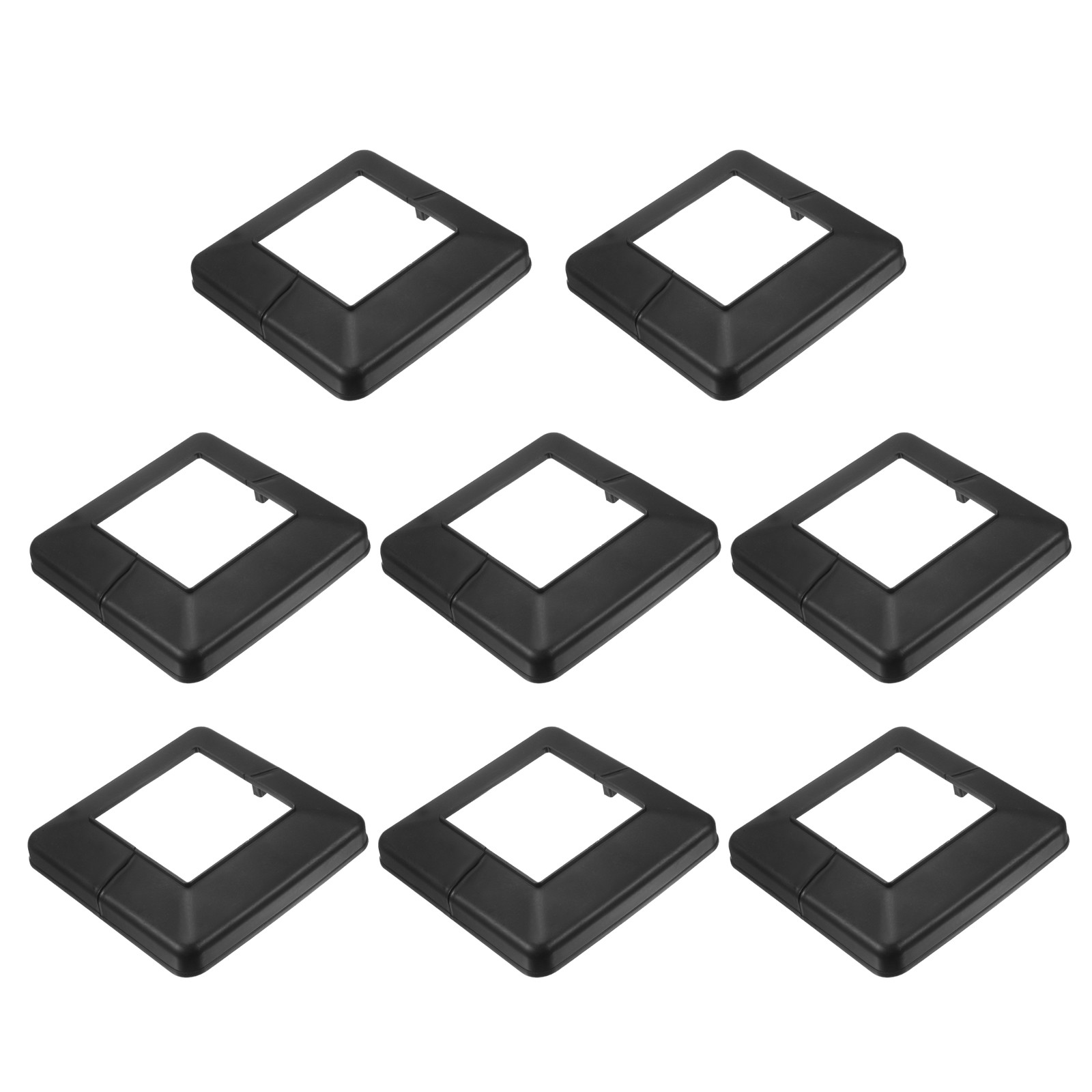 8 Pcs Fence Post Skirt, 4 x 4 Inch Square Split Style Post Base Cover