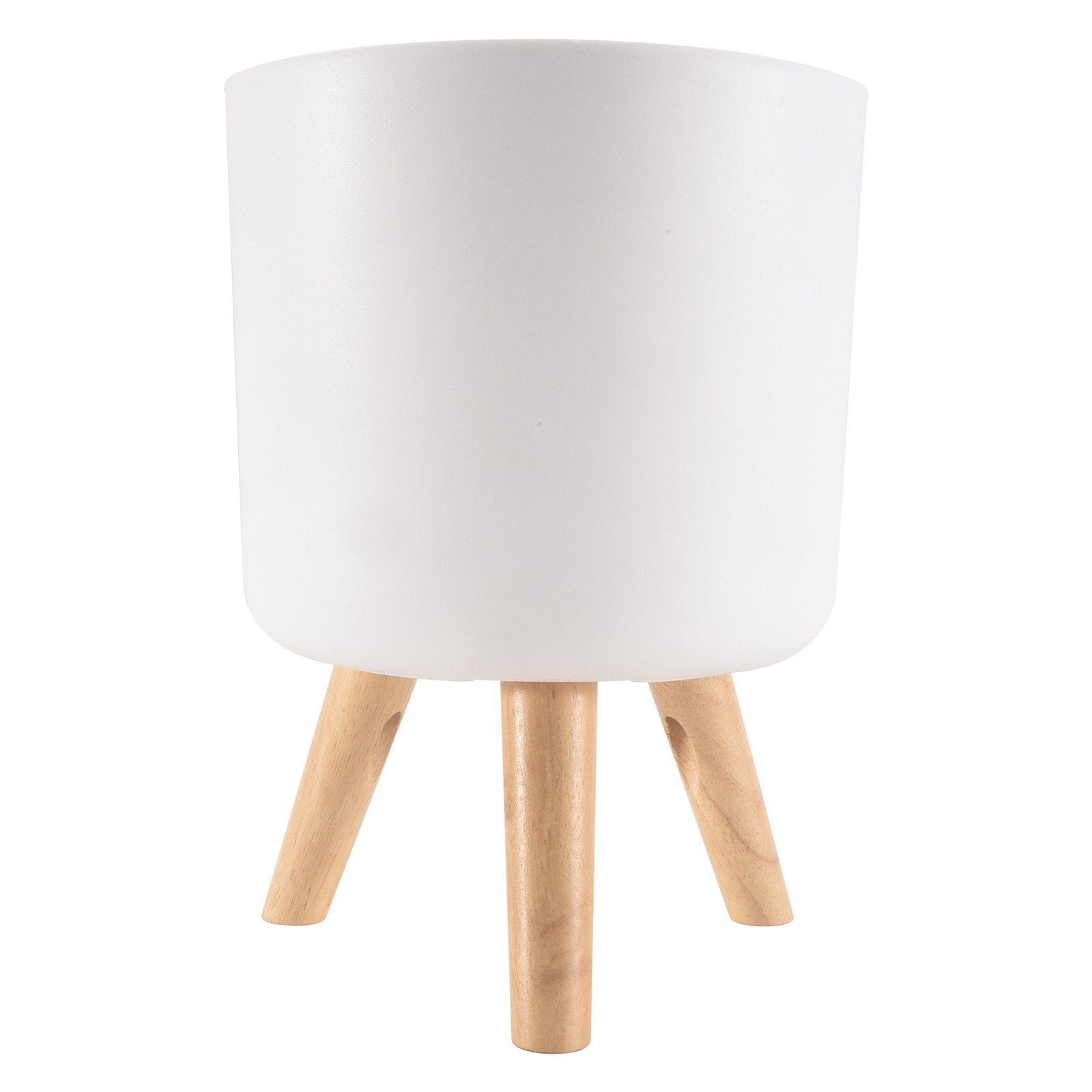 Modern Plant Pots with Wooden Legs Holder Bedroom Living Room Floor2292