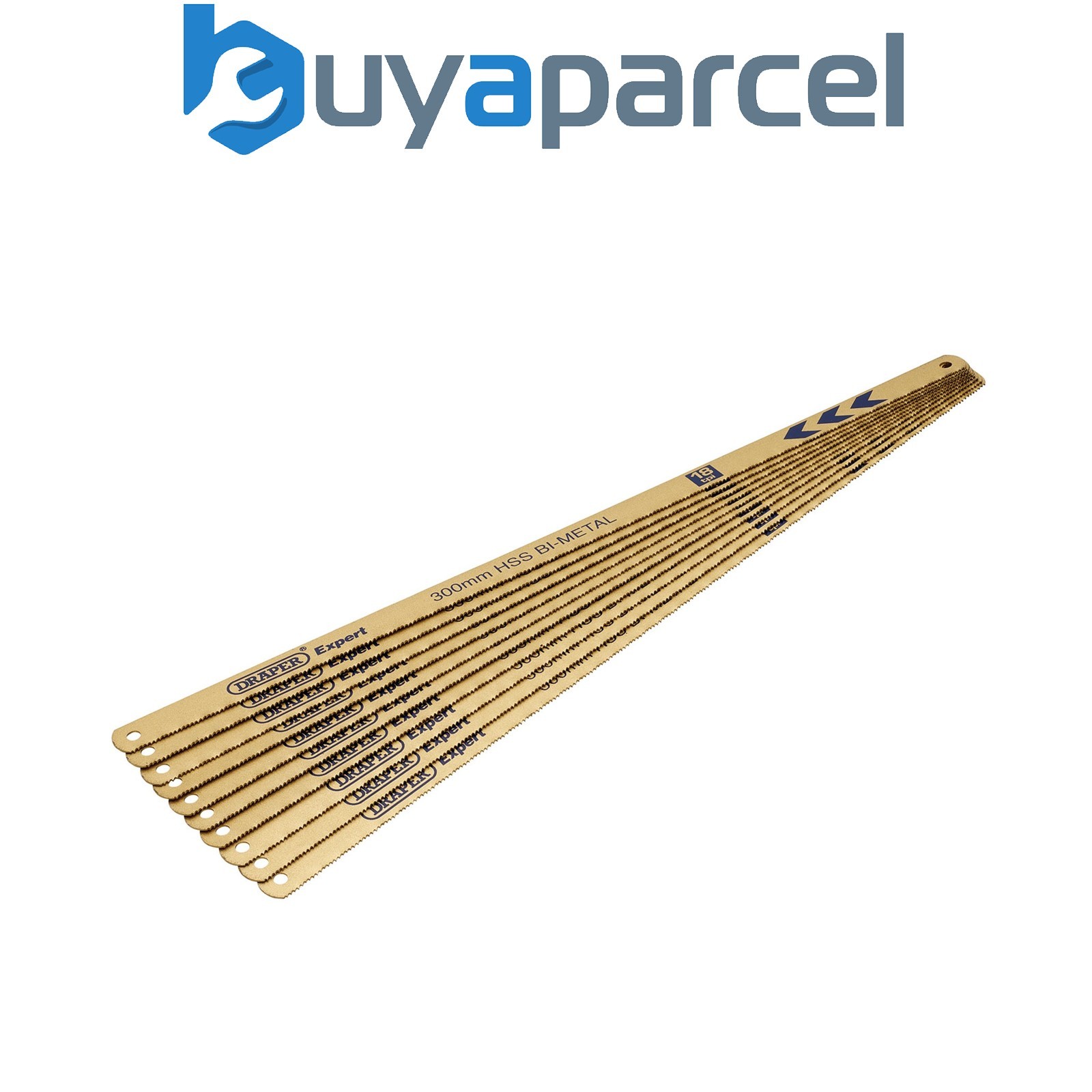 Draper 19347 Draper Expert Bi-metal Hacksaw Blades, 300mm, 18tpi (Pack of 10)