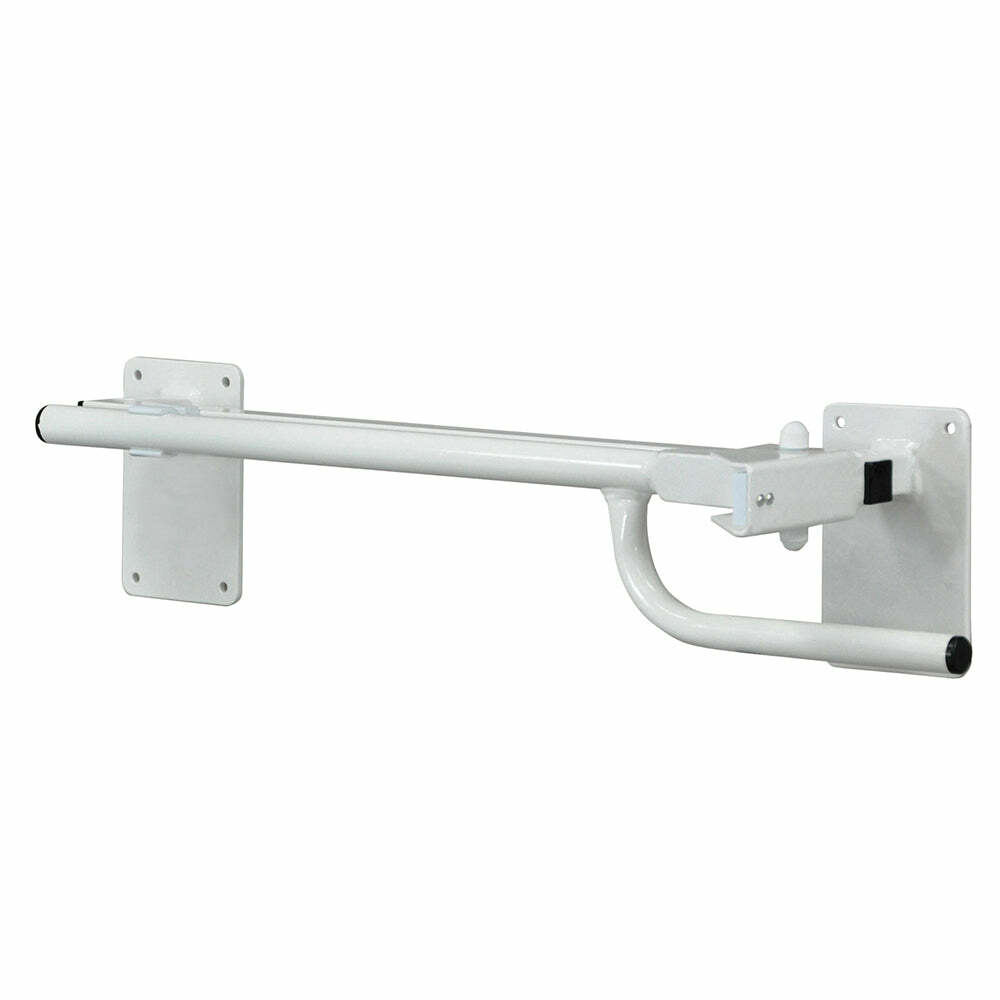 Right Handed Toilet or Bed Rail - Power Coated Steel - Bedside Assistance Bar