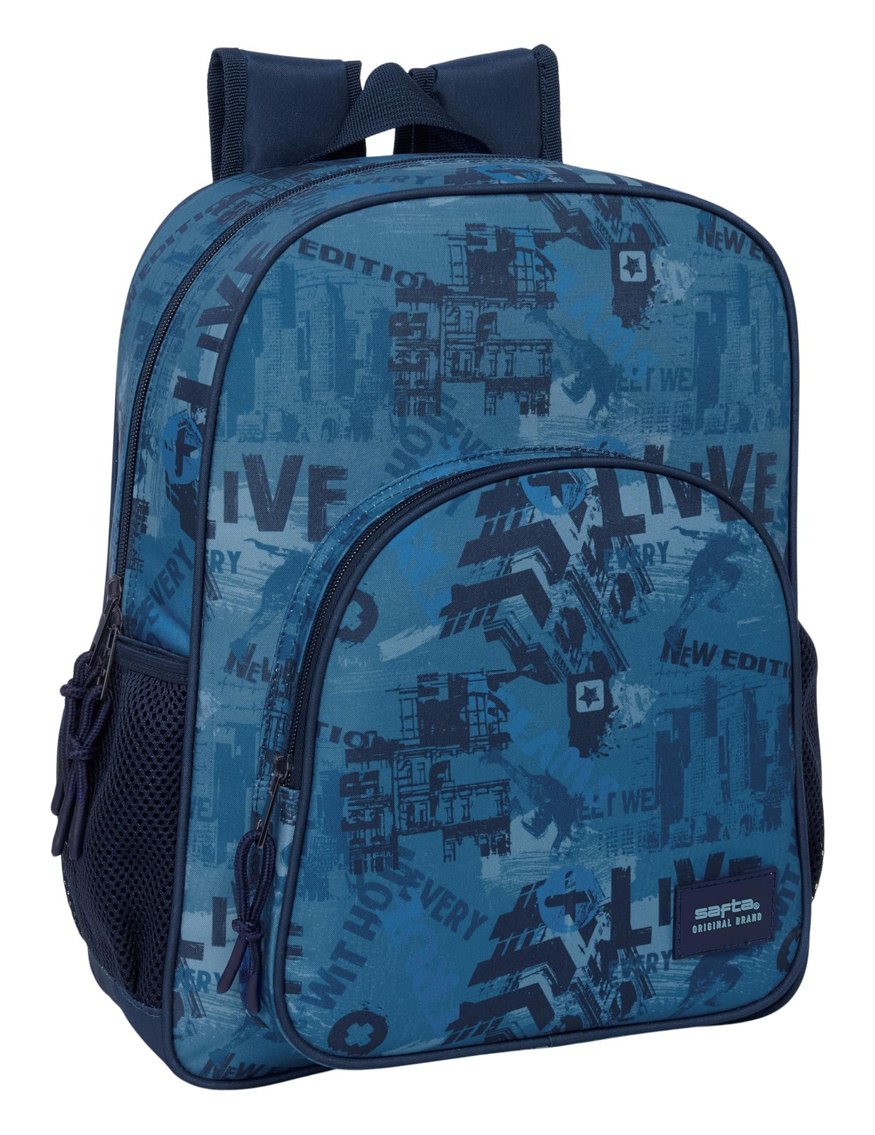 Safta New Edition – Children's School Backpack, Adaptable to Cart, Ideal for Sch