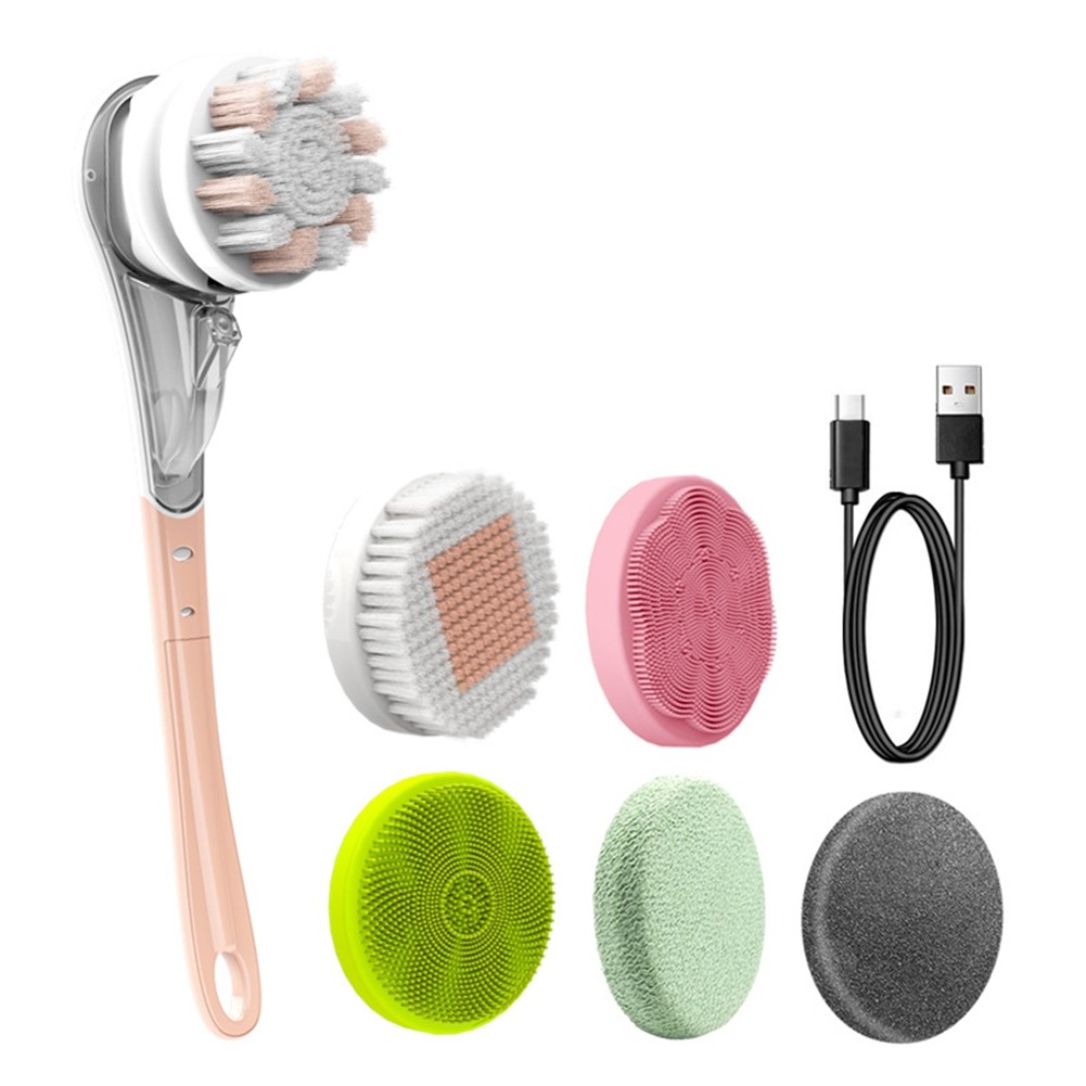Electric Bath Brush, Multifunctional Spa Shower Brush with Long Handle,9696