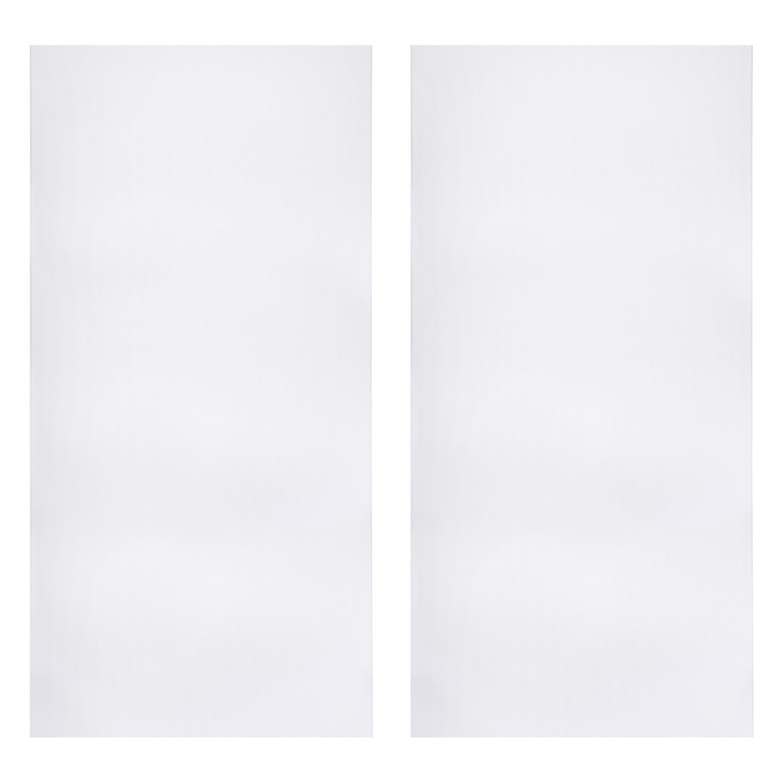 PC Fan Dust Mesh 39.4"x19.7" 1mm Hole, 2 Pcs Dust Filter White