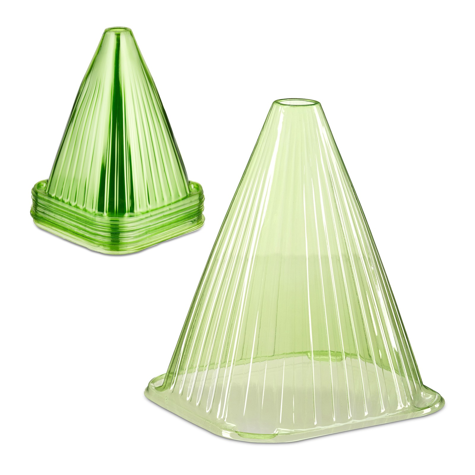 Greenhouse cones PVC Plant Covers Seedling Hoods Vegetable Cloche Set Easy Setup