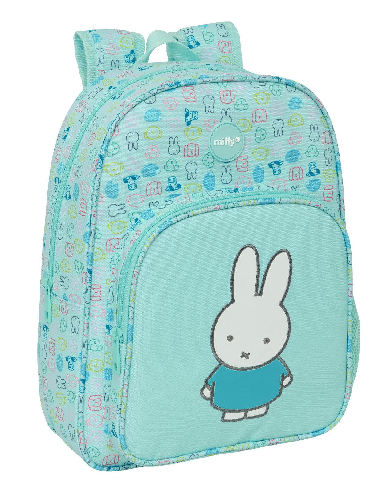 MIFFY FRIENDS – Children's Backpack, Adaptable to Cart, Easy Cleaning, Ideal for