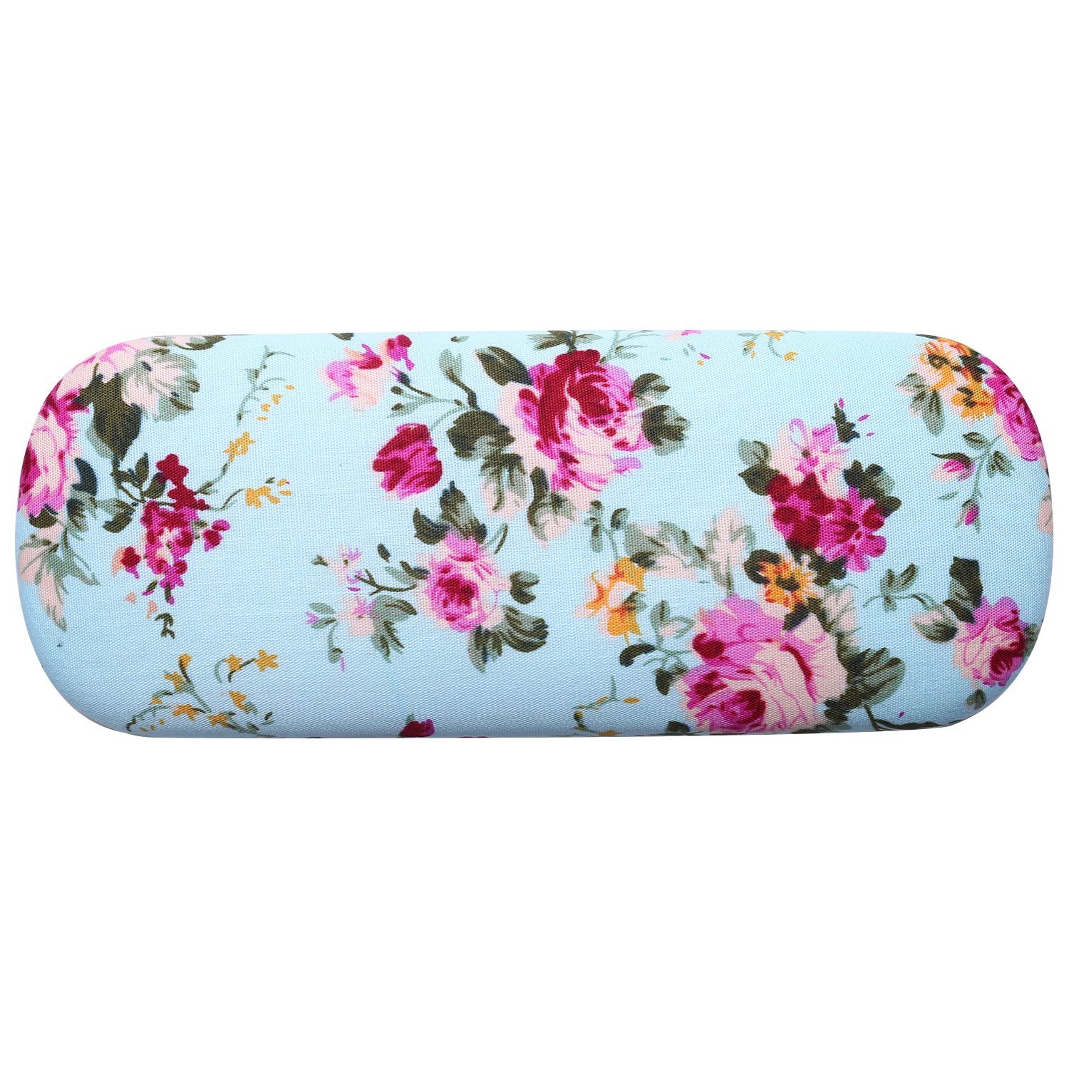 6X( Eyeglasses Hard Case For Glasses Women Optical Cases Floral Print2541