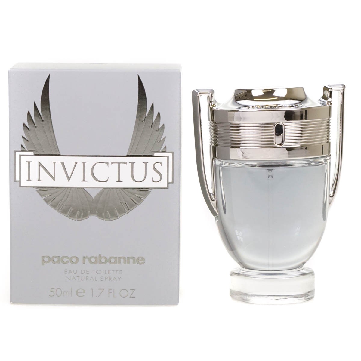 Paco Rabanne 50ml Invictus Eau De Toilette Men's Fragrance For Him