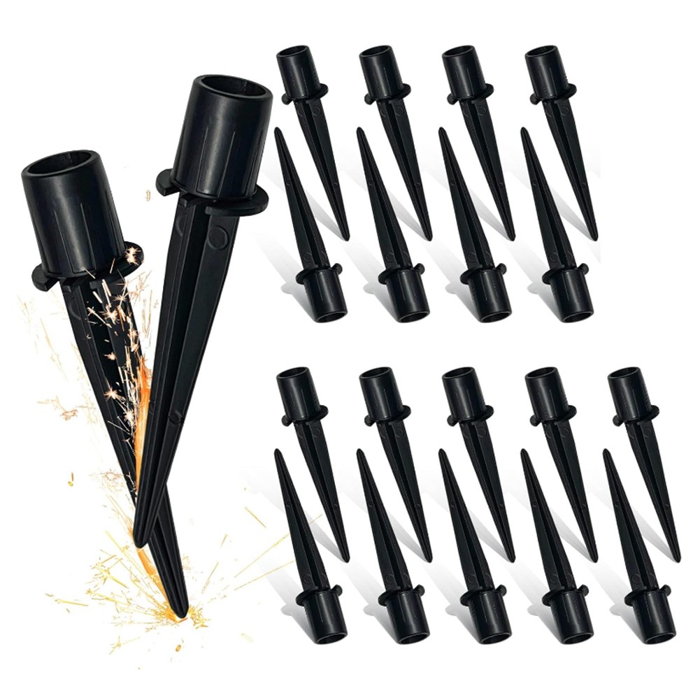 20 Pack Metal Replacement Stakes for Solar Lights Outdoor,Solar Pathway4914