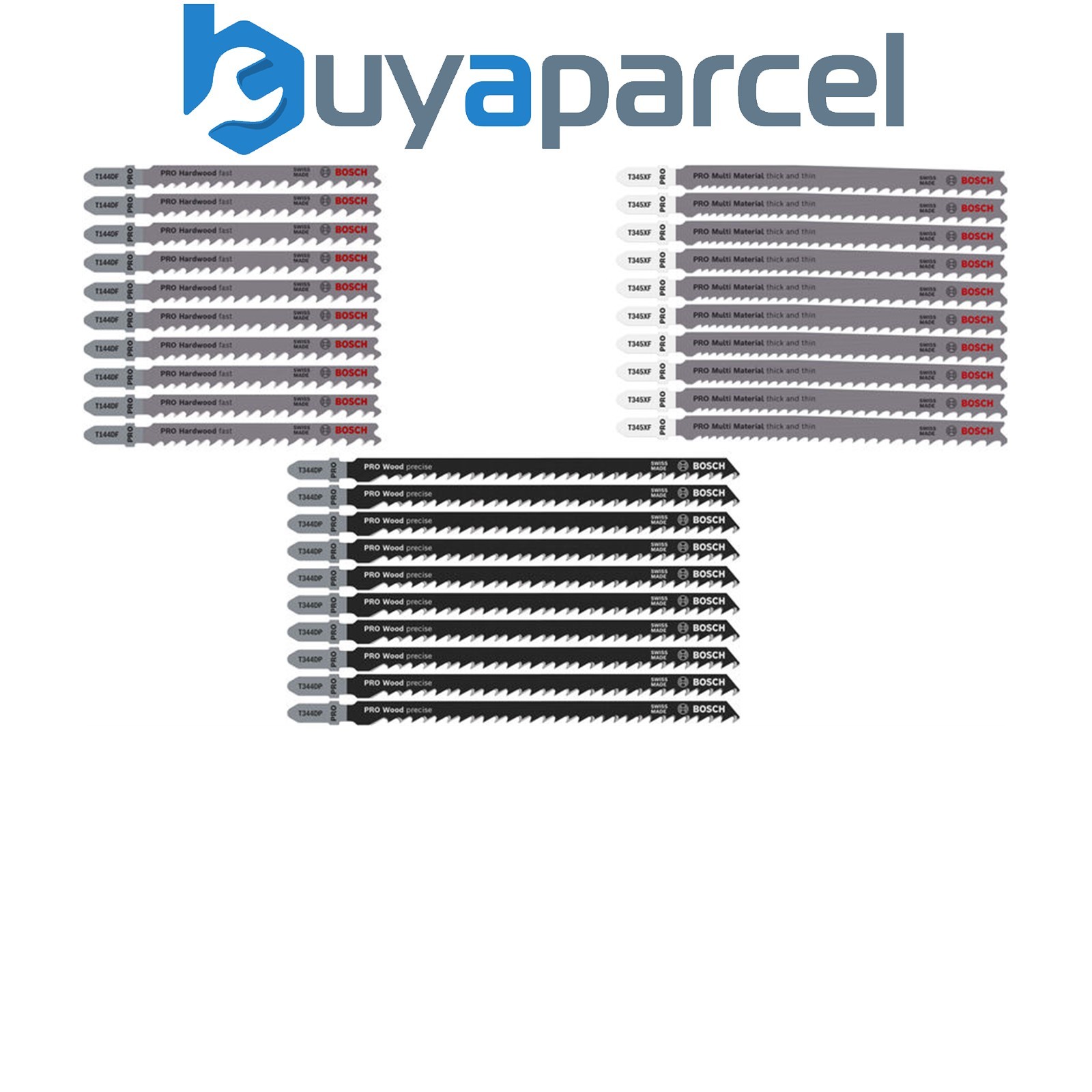 Bosch Jigsaw/reciprocating saw blades, sets PRO Wood and Metal Rough Cut Set, 10