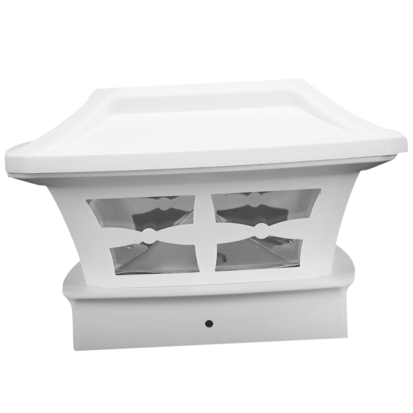 2X(Solar Post Lights 2 Lighting Modes LED Deck Fence Lights for 4X48407