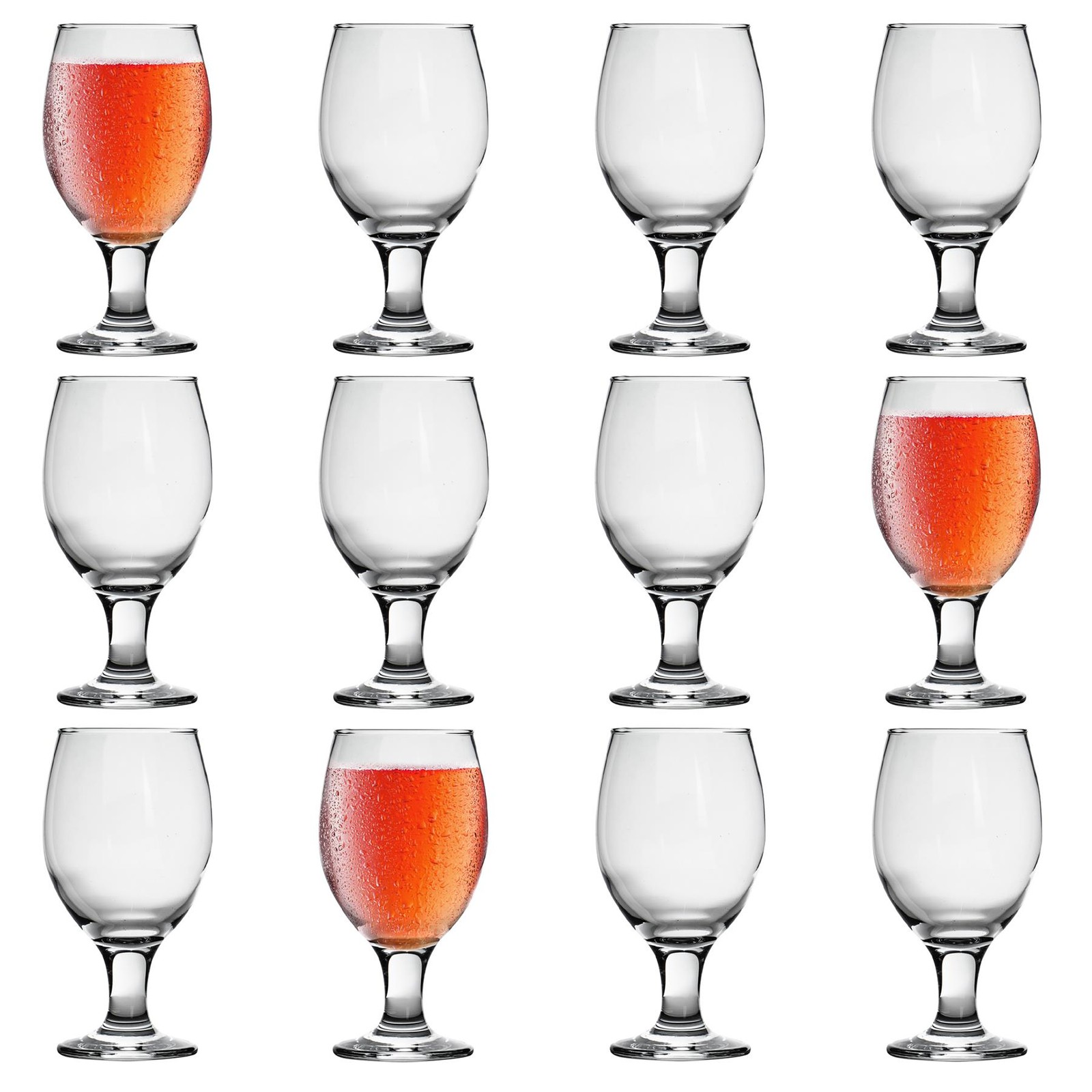 12x LAV Misket Craft Beer Glasses Stemmed Glass Lager Ale Gift Set 400ml