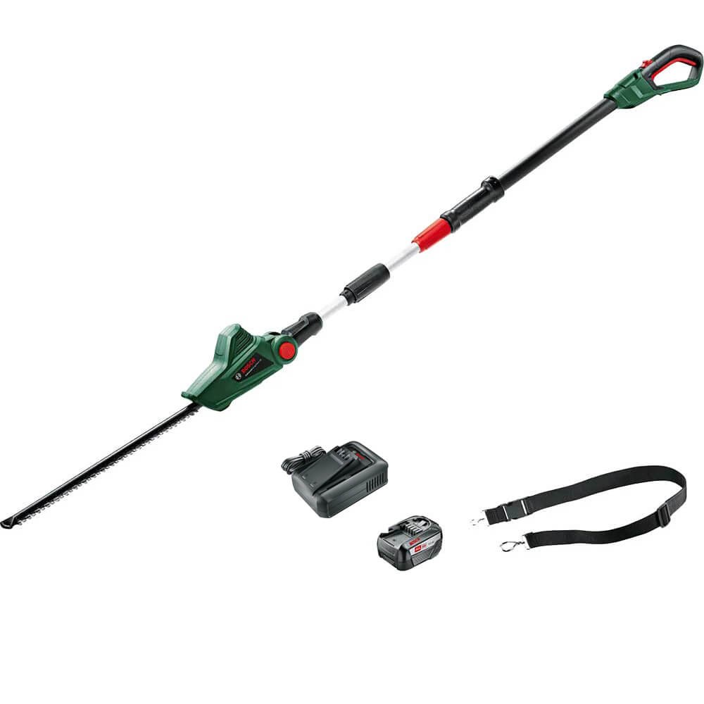 Bosch UNIVERSALHEDGEPOLE P4A 18v Cordless Telescopic Pole Hedge Trimmer 430mm 1