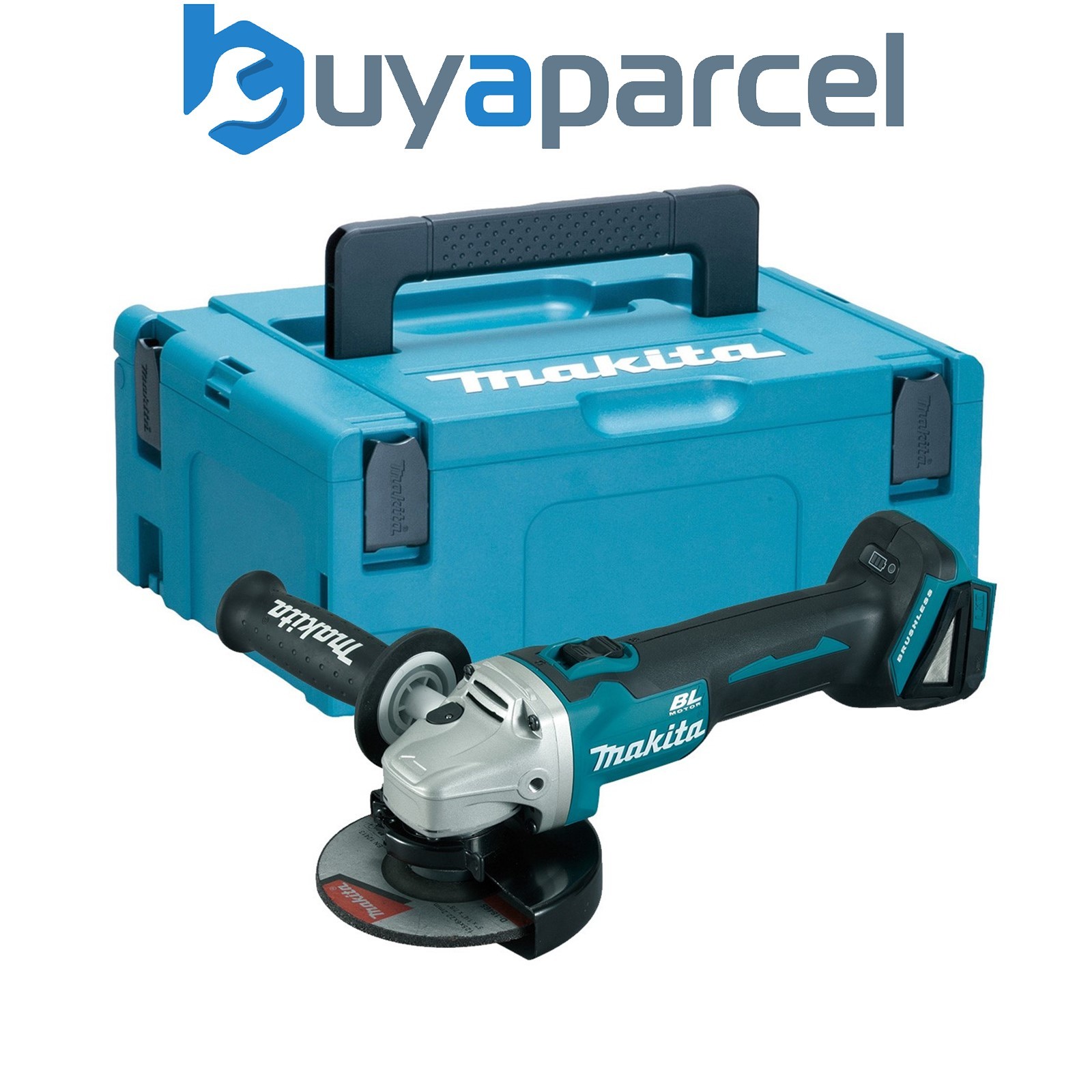Makita DGA506Z 18v Cordless Brushless 125mm Angle Grinder Lithium + Makpac Case