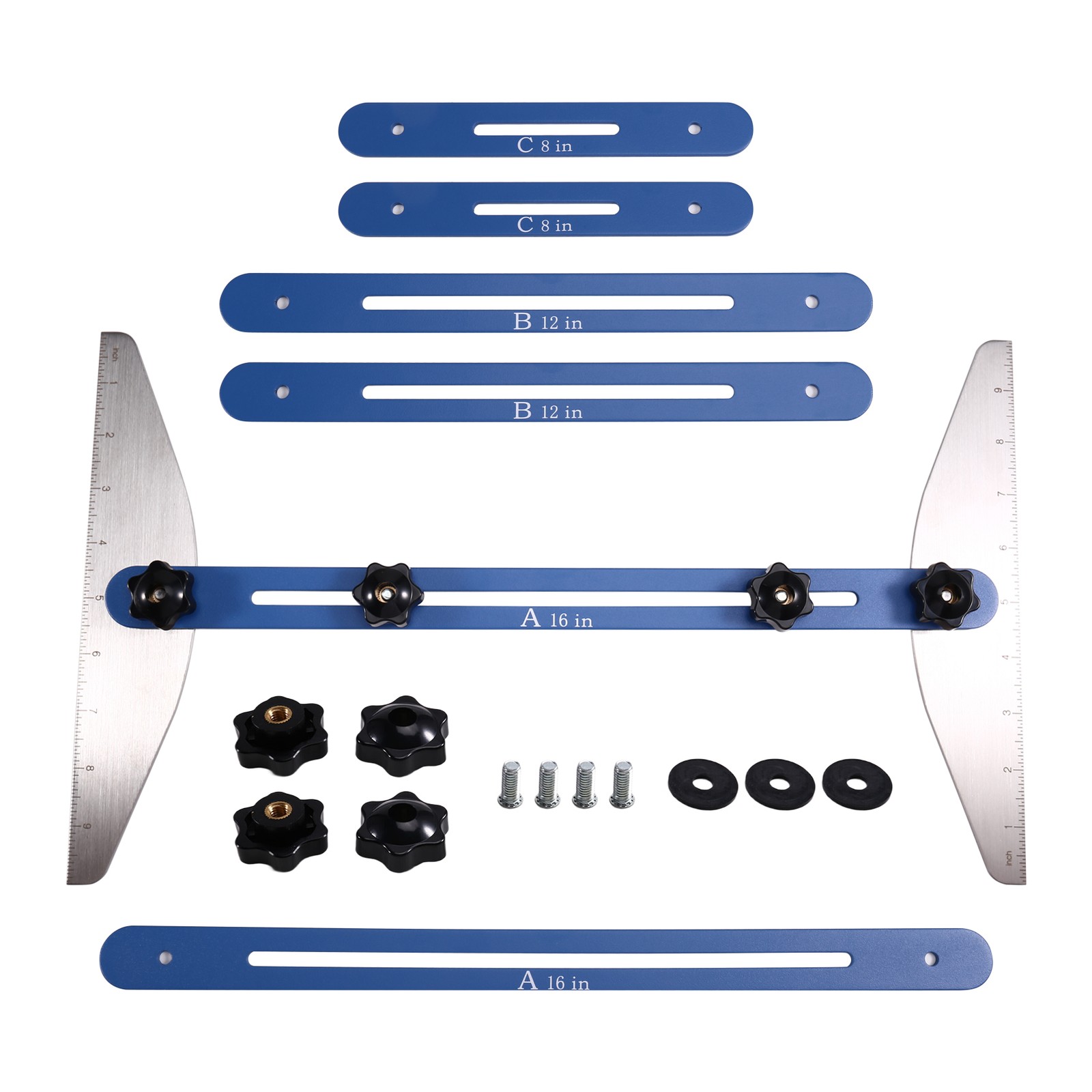Stair Tread Template Tool Wooden Stair Jig Stair Measurement and Scribing8734