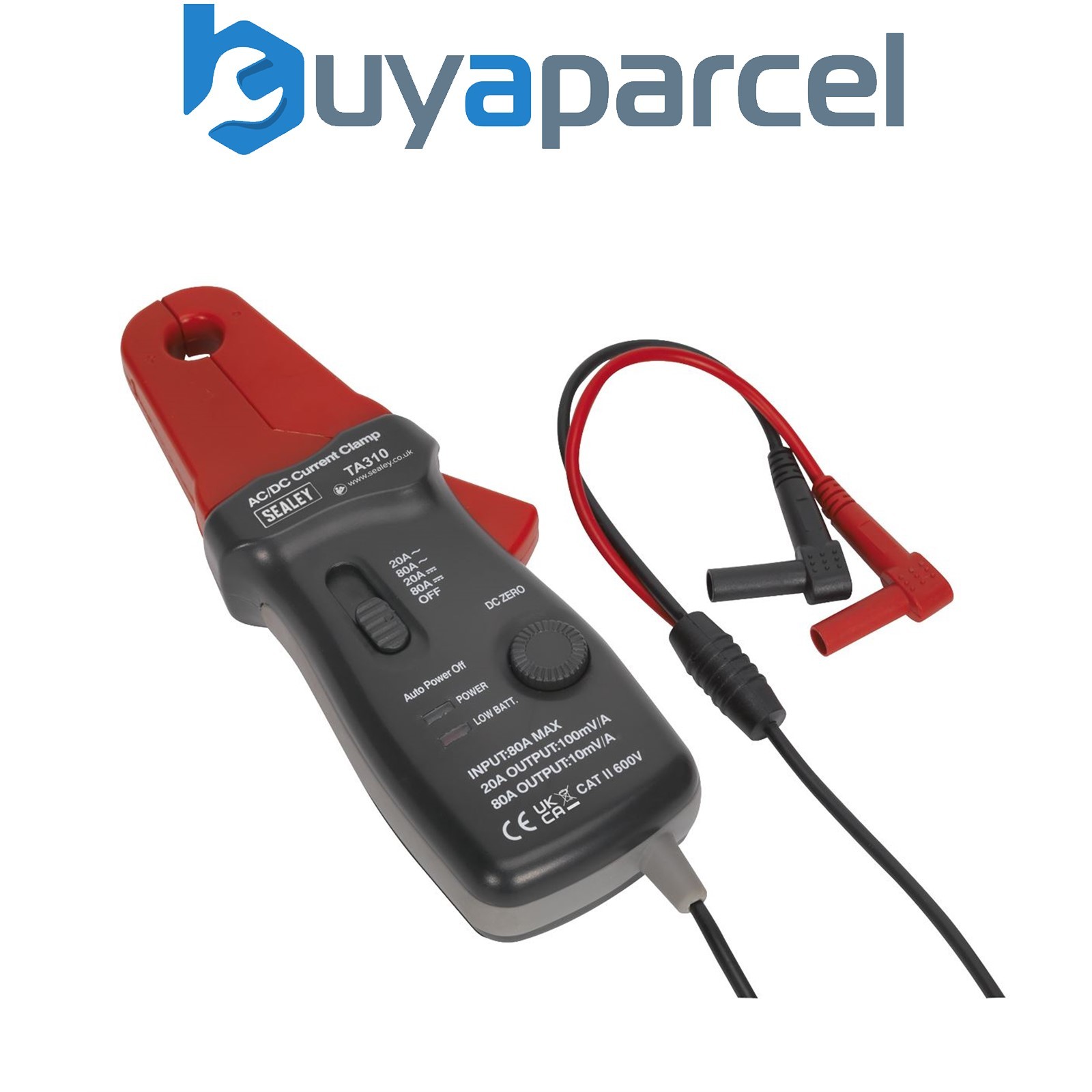 Sealey TA310 Current Clamp AC/DC 20A/80A 12mm