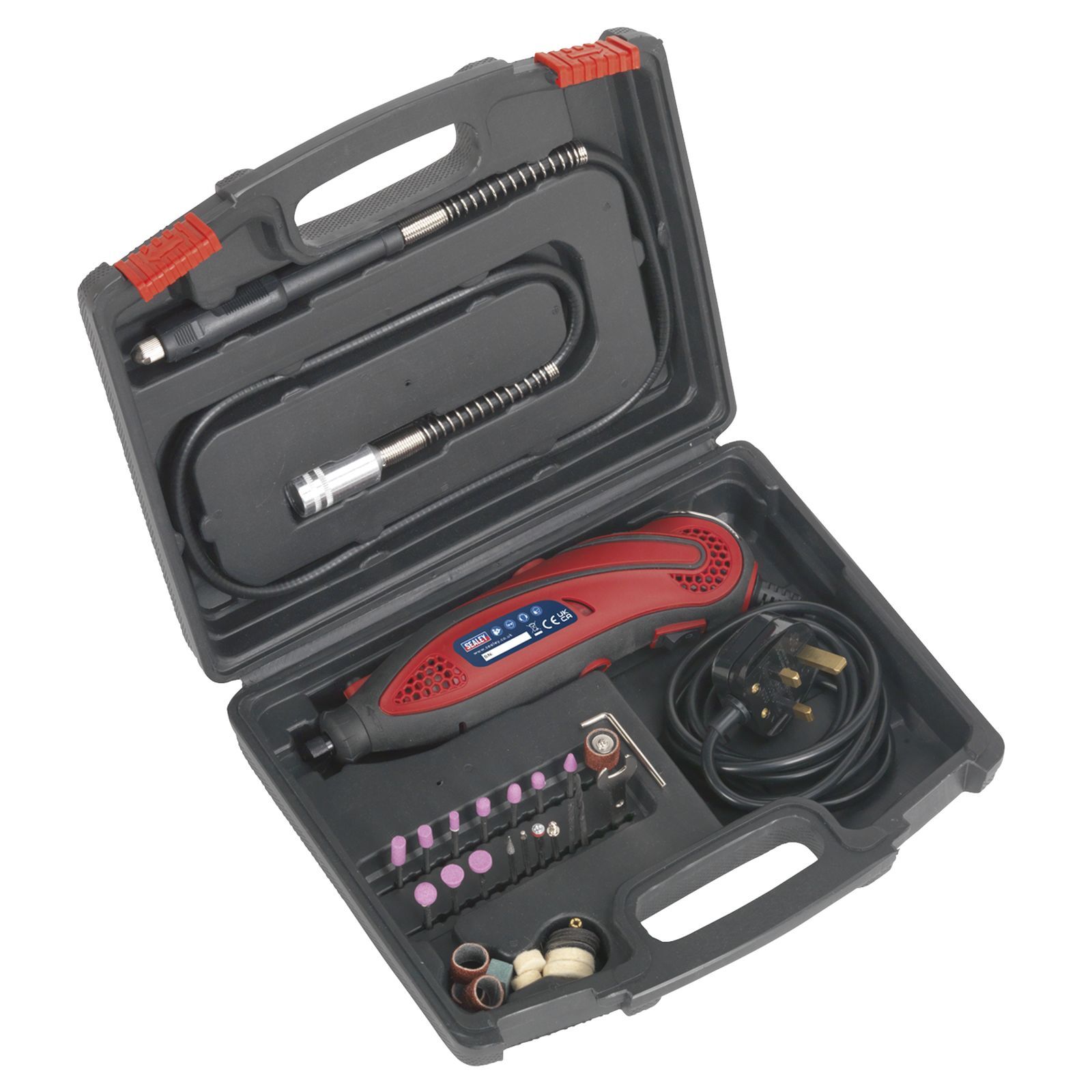 Sealey Multi-Purpose Rotary Tool & Engraver Kit 40 Piece 230V Engraver E540