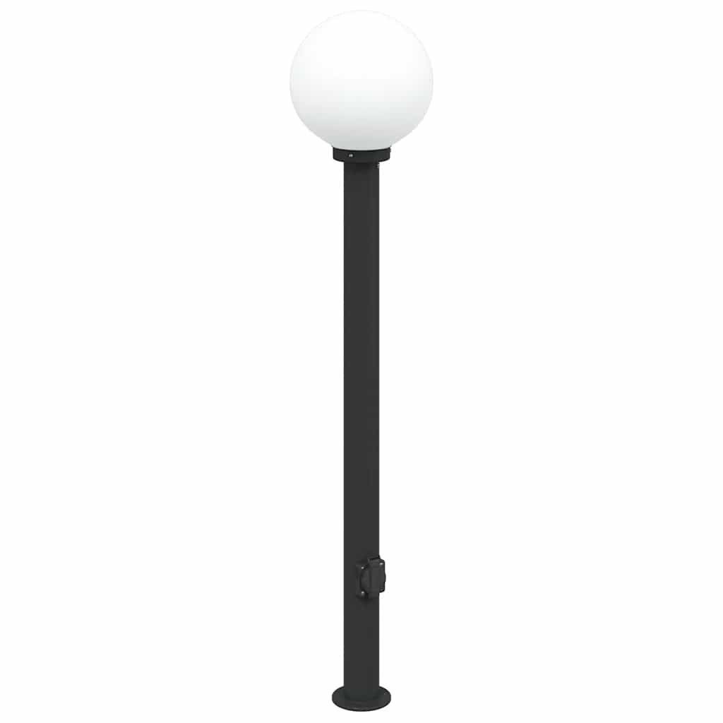Bollard Light 120 cm Black Stainless Steel Outlet IP44 Outdoor vidaXL