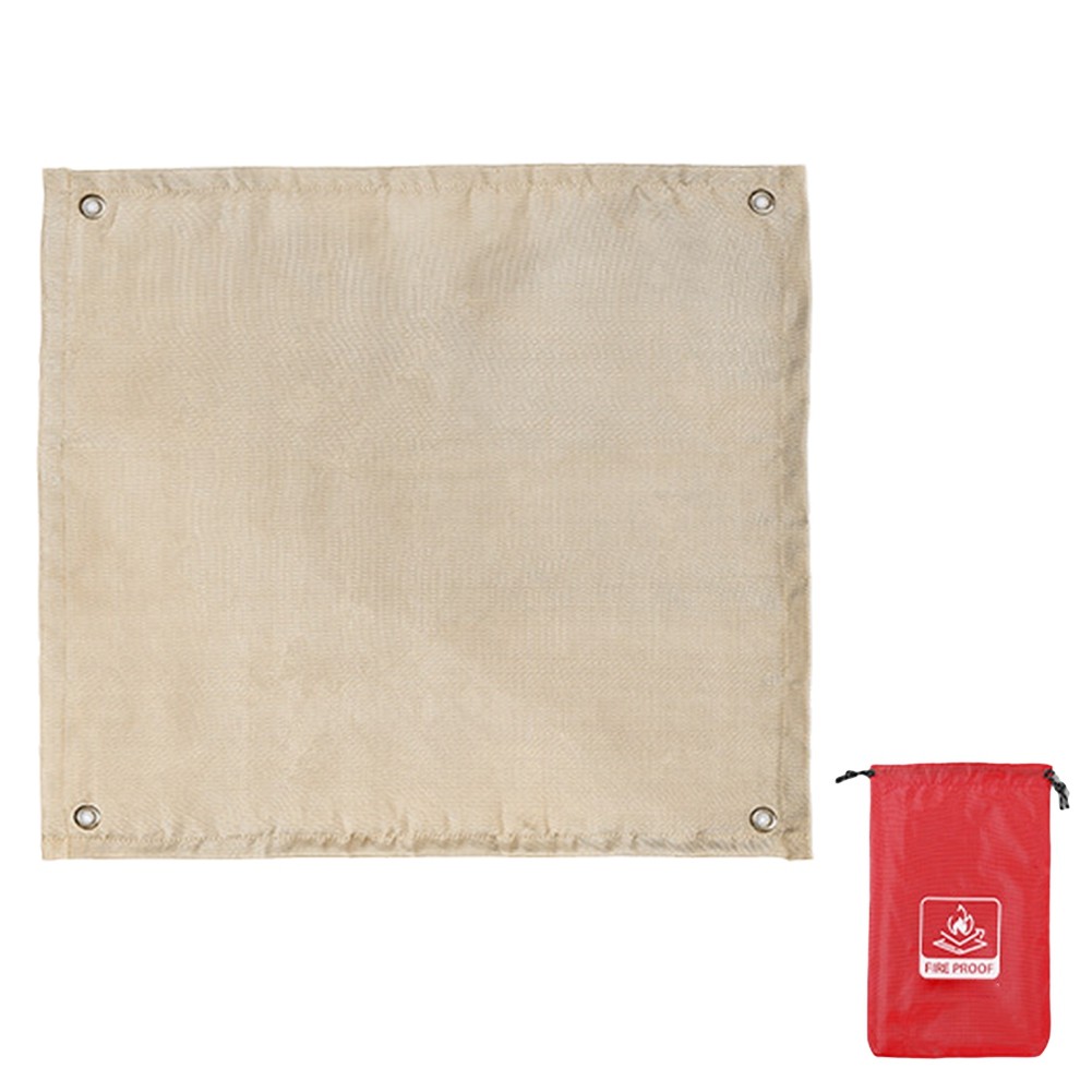 3X(Camping Fireproof Cloth Flame Retardant Cloth Outdoor Picnic9923