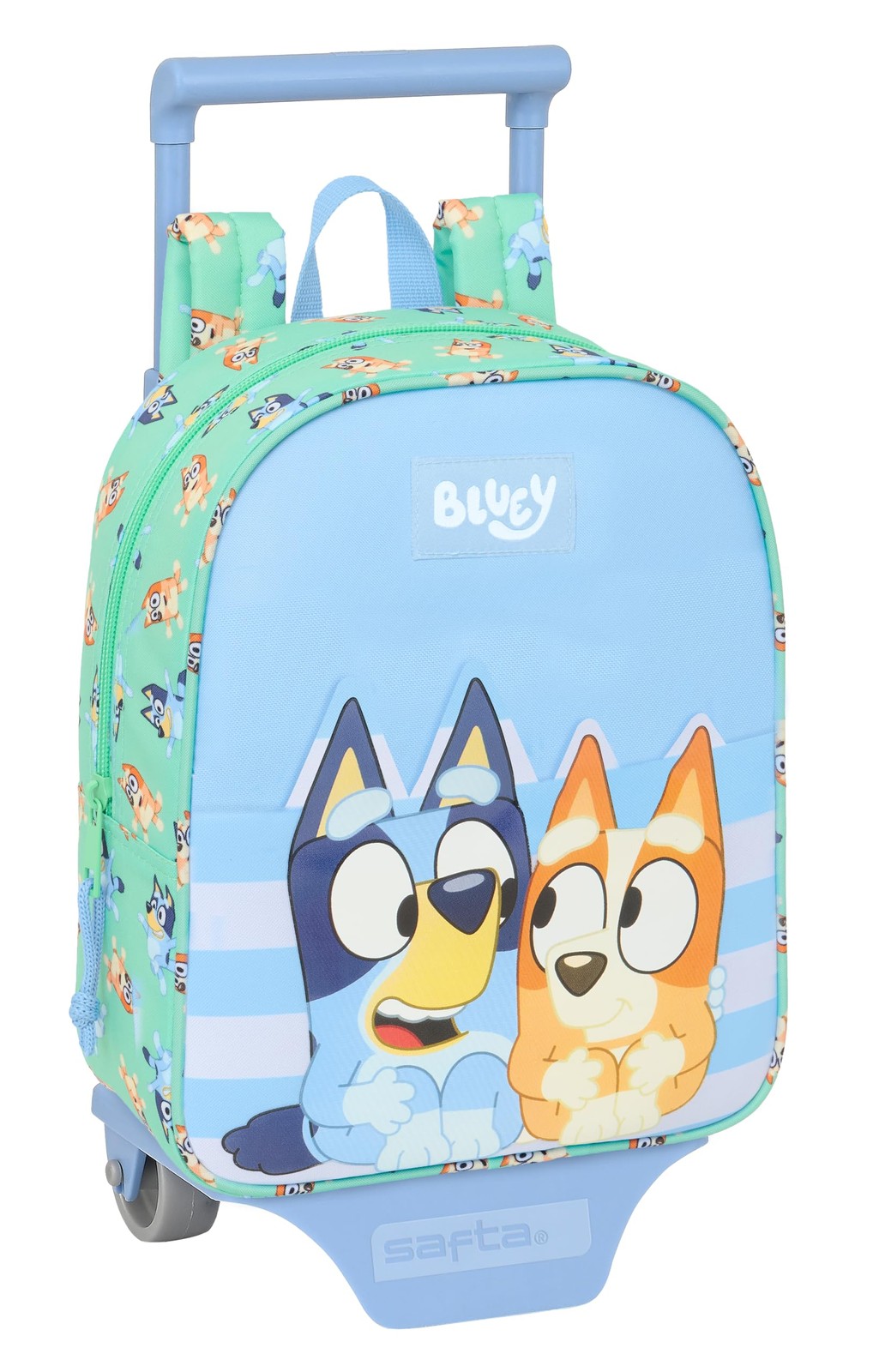 Safta Blue Sisters – Nursery Backpack with Trolley, Ideal for Children of Differ