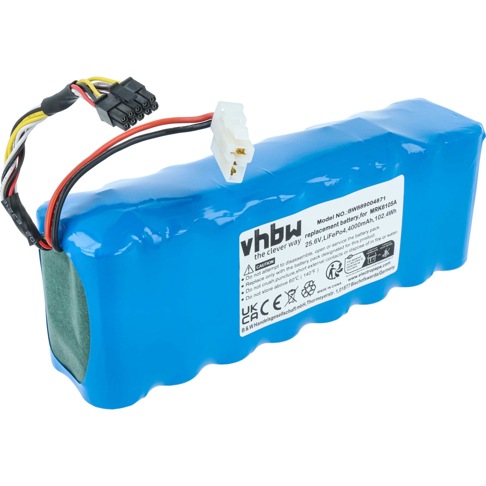 Battery for Wolf Garten Expert Robo Scooter 1800 4000mAh 25.6V