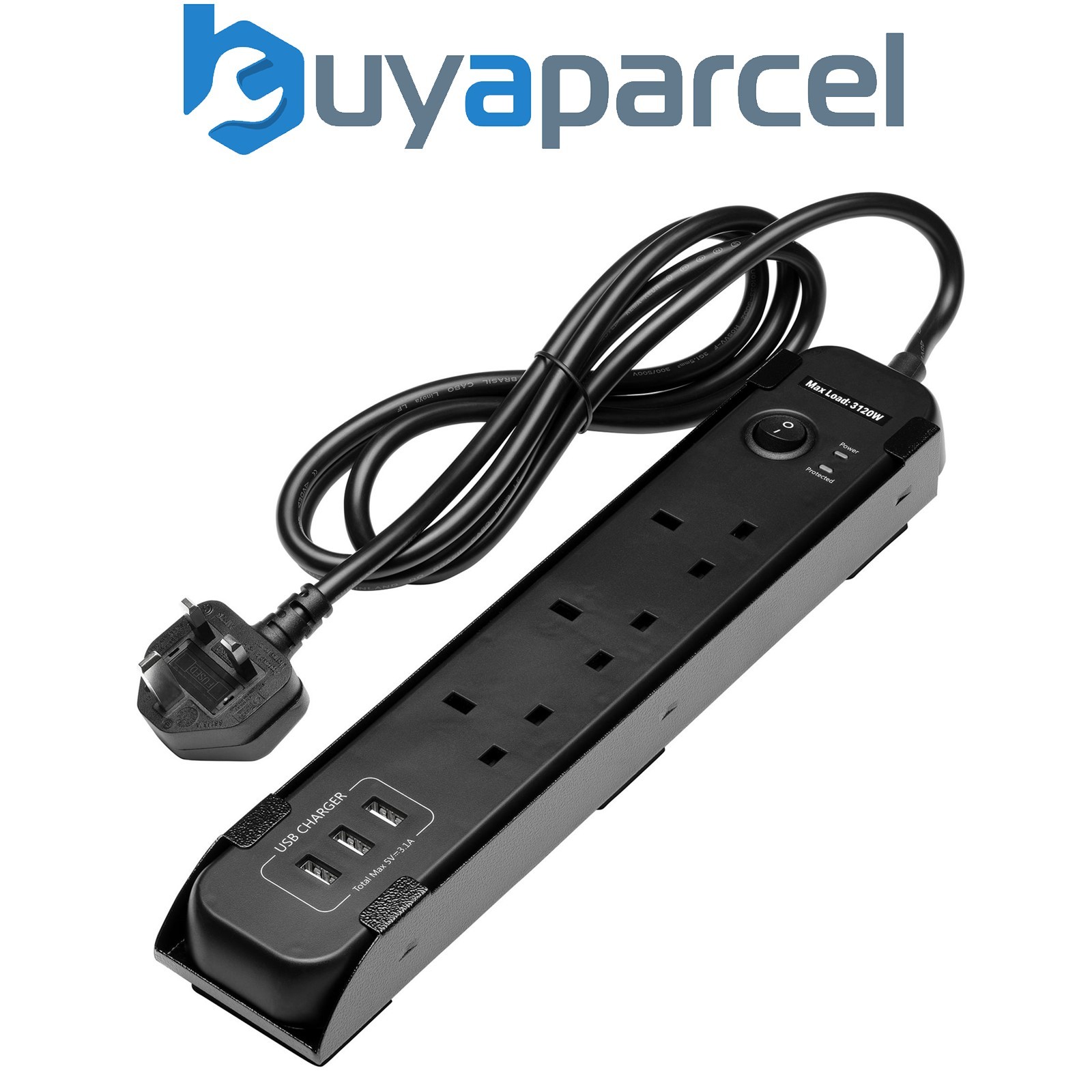 Draper 31713 BUNKER UK Power Strip with Magnetic Holder