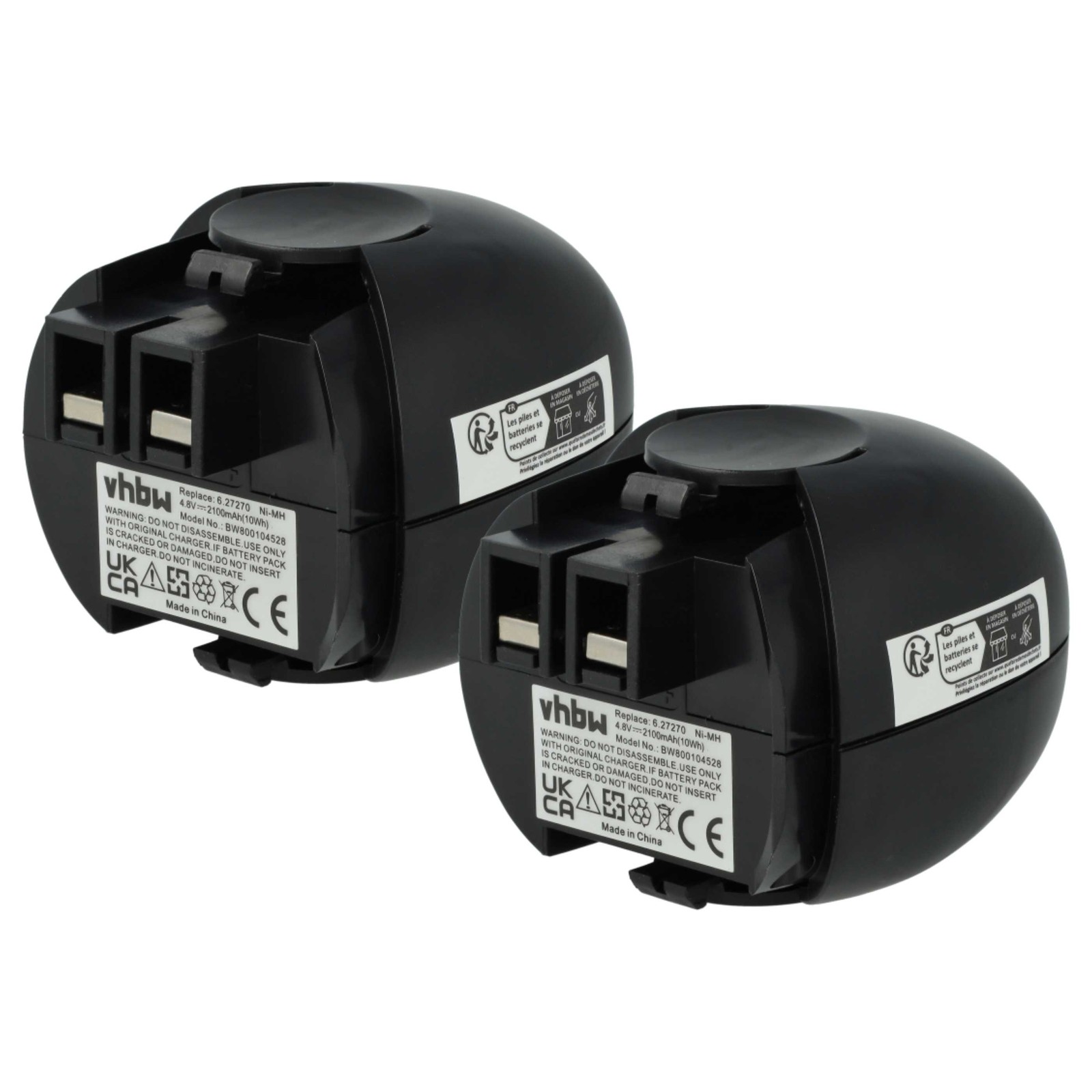 2x Battery for Würth Master 0700851 2.1Ah 4.8V