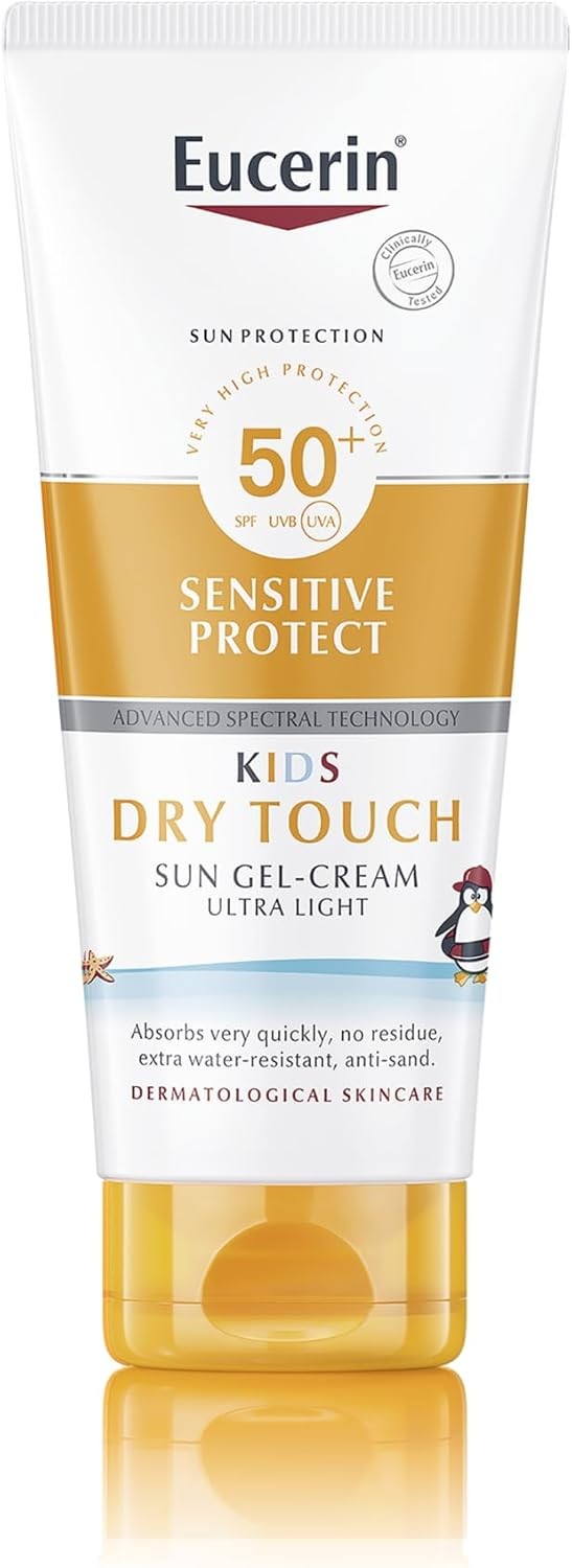 Eucerin Sun Kids Sensitive Sunscreen SPF50+ 200ml, Sun Cream SPF 50 for Sensiti