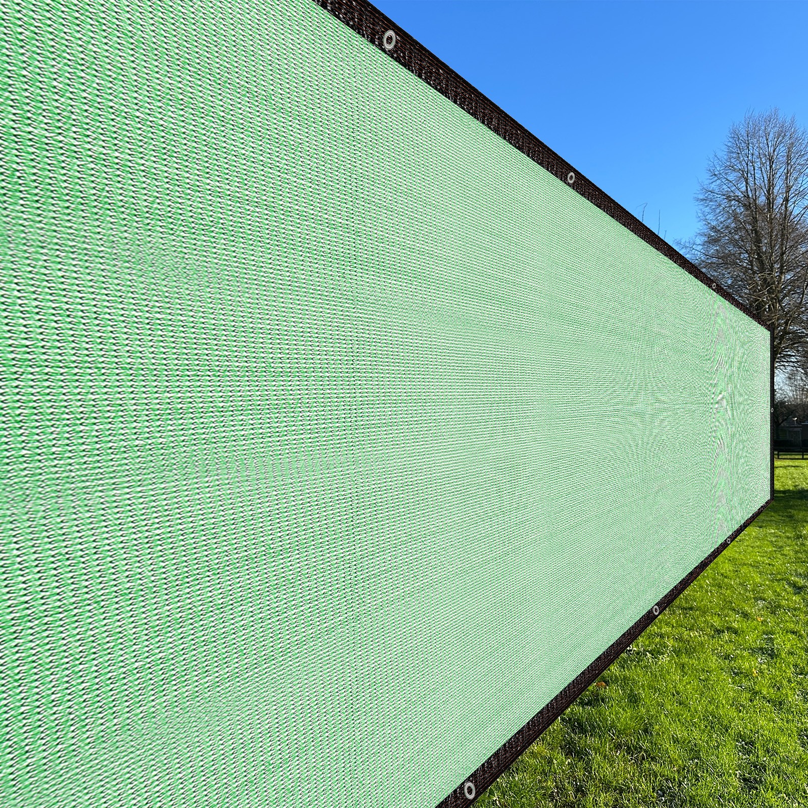 Fence Privacy Screen 23ft x 16ft(35 Sqft) Fencing Mesh Shade Net Cover, Green