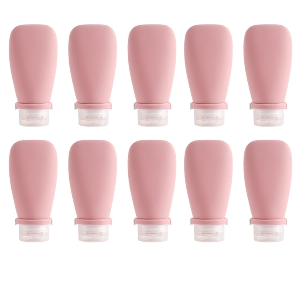 3X( 90ml Travel Silicone Refill Bottle, Shower Gel, Shampoo Refill Bottle,5191