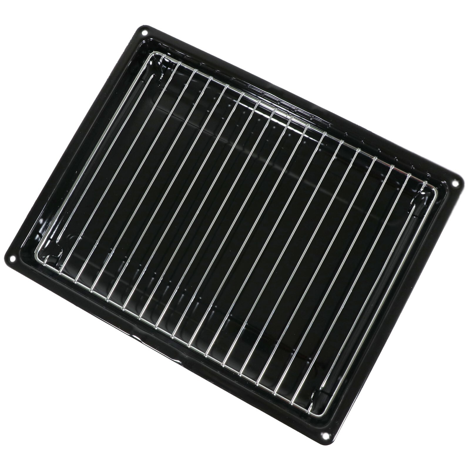 FLAVEL Oven Grill Pan Drip Tray Baking Roasting Small 355 x 280 mm + Insert