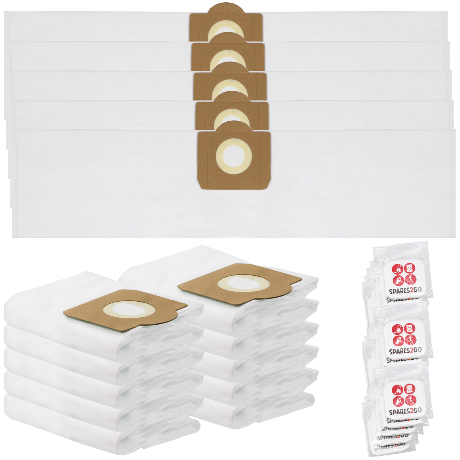 Bags for TEFAL ROWENTA Vacuum Cleaner Microfibre Dust Bag SMS x 15 + Fresh