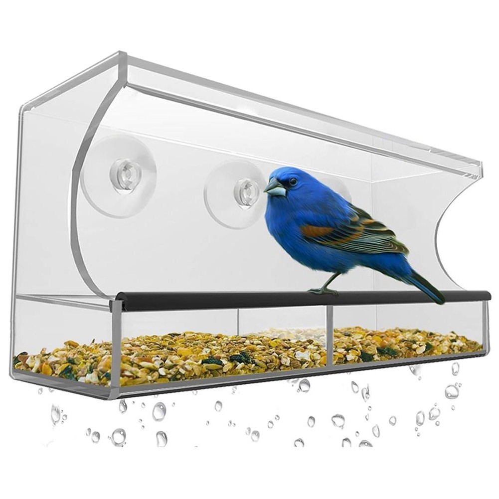 Window Bird Feeder, Wild Bird Feeder, Transparent Window Bird Feeder,5392
