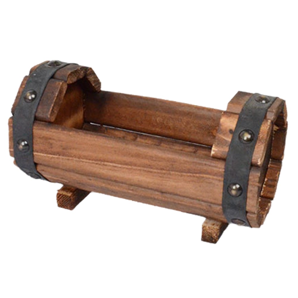 3X(Wood Flower Pots Wedding Decoration Carbonized Antiseptic Wood Flower2087