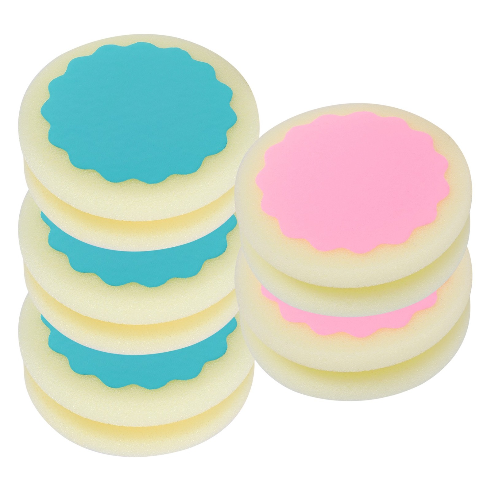 8X(5 Pieces Depilation Pads Painless Hair Removal Sponge for Face Leg Body7624