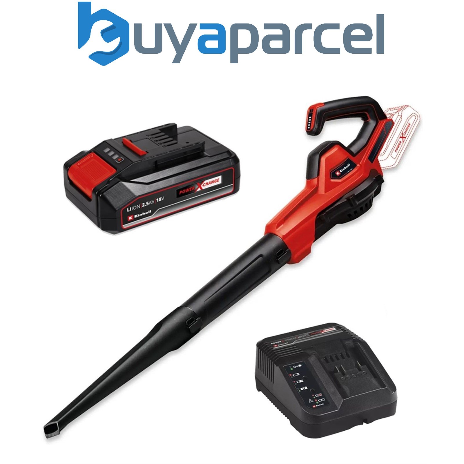 Einhell 3433542 Cordless Garden Leaf Blower 3in1 Power + 2.5AH Battery Kit