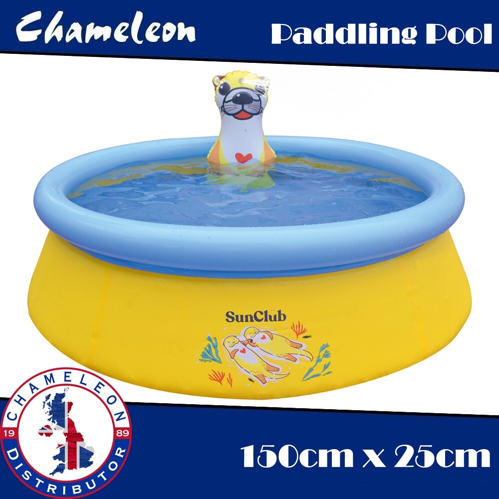 Swimming Pool Children Inflatable With Spray Family Paddling Pool 150x41cm