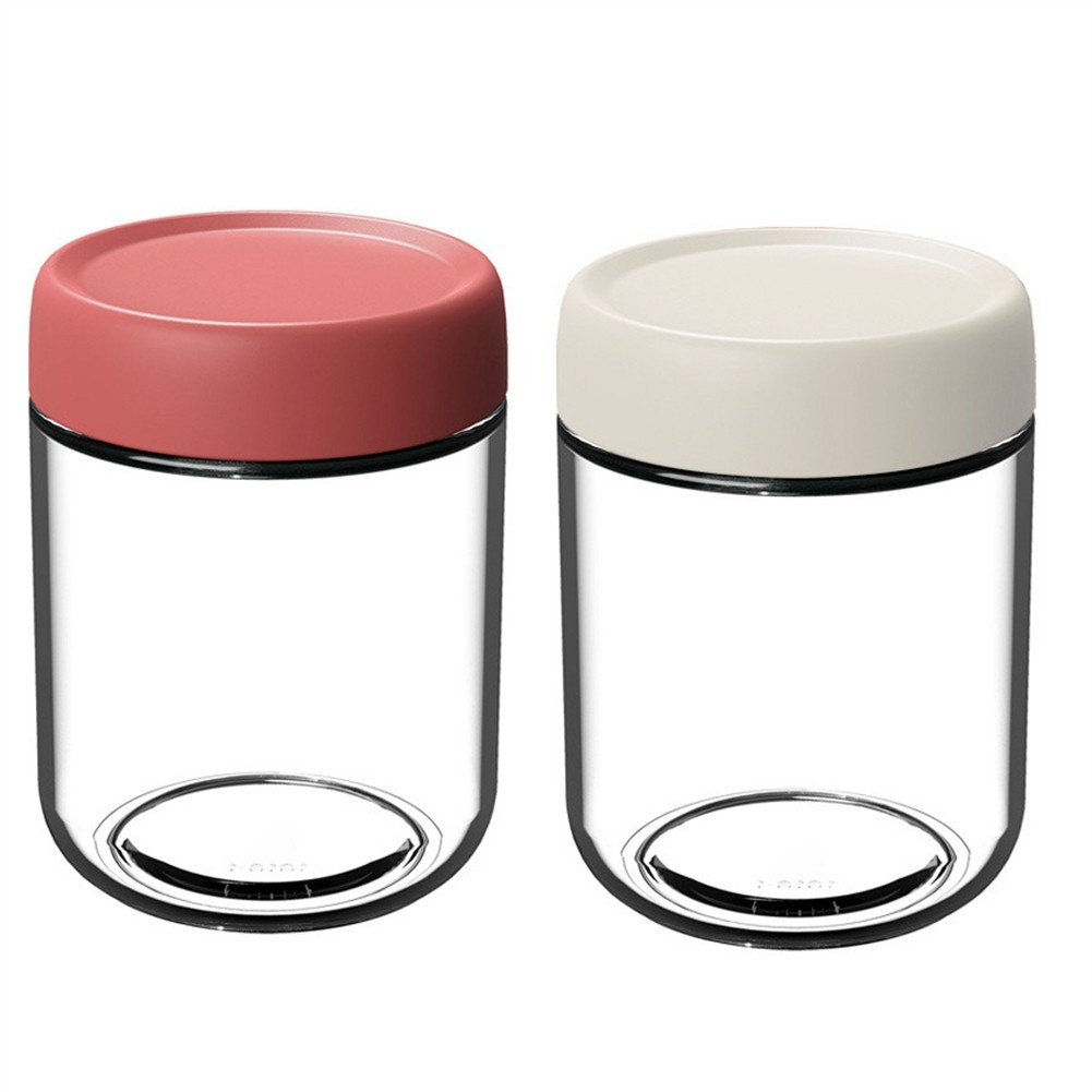 Oats Containers with Lids, Glass Jars with Airtight Lids, Wide Mouth Salad2419