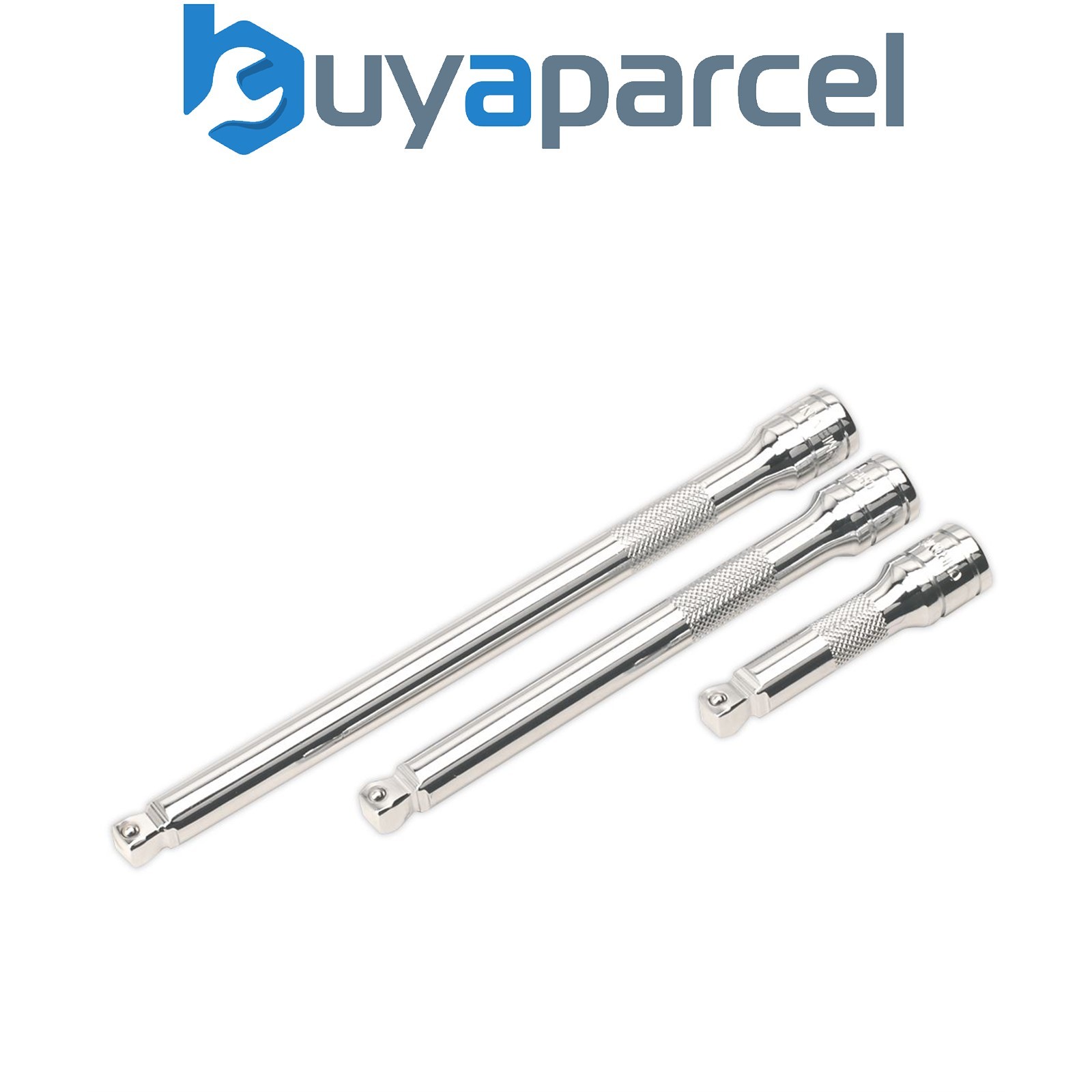 Sealey AK763 Premier Wobble/Rigid Extension Bar Set 3/8"Sq Drive 3pc