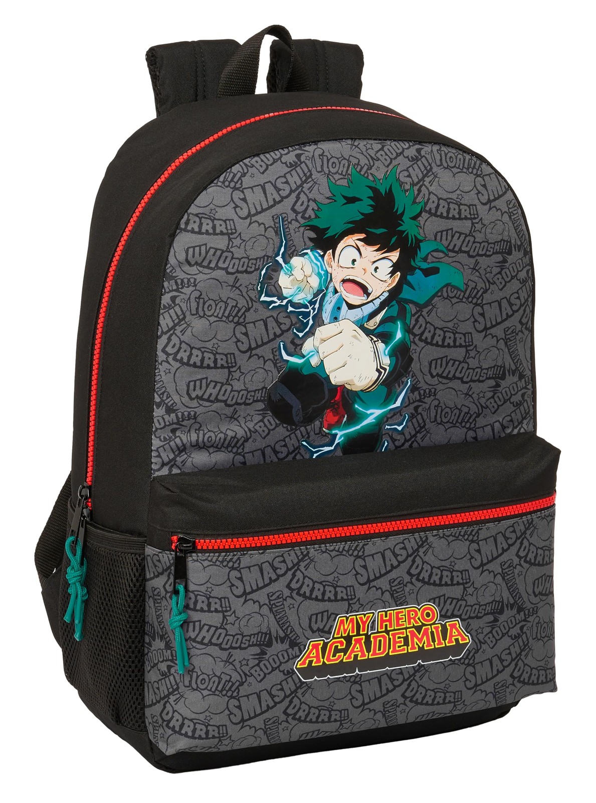 Safta M758 Unisex Kids Backpack Estándar Black/White