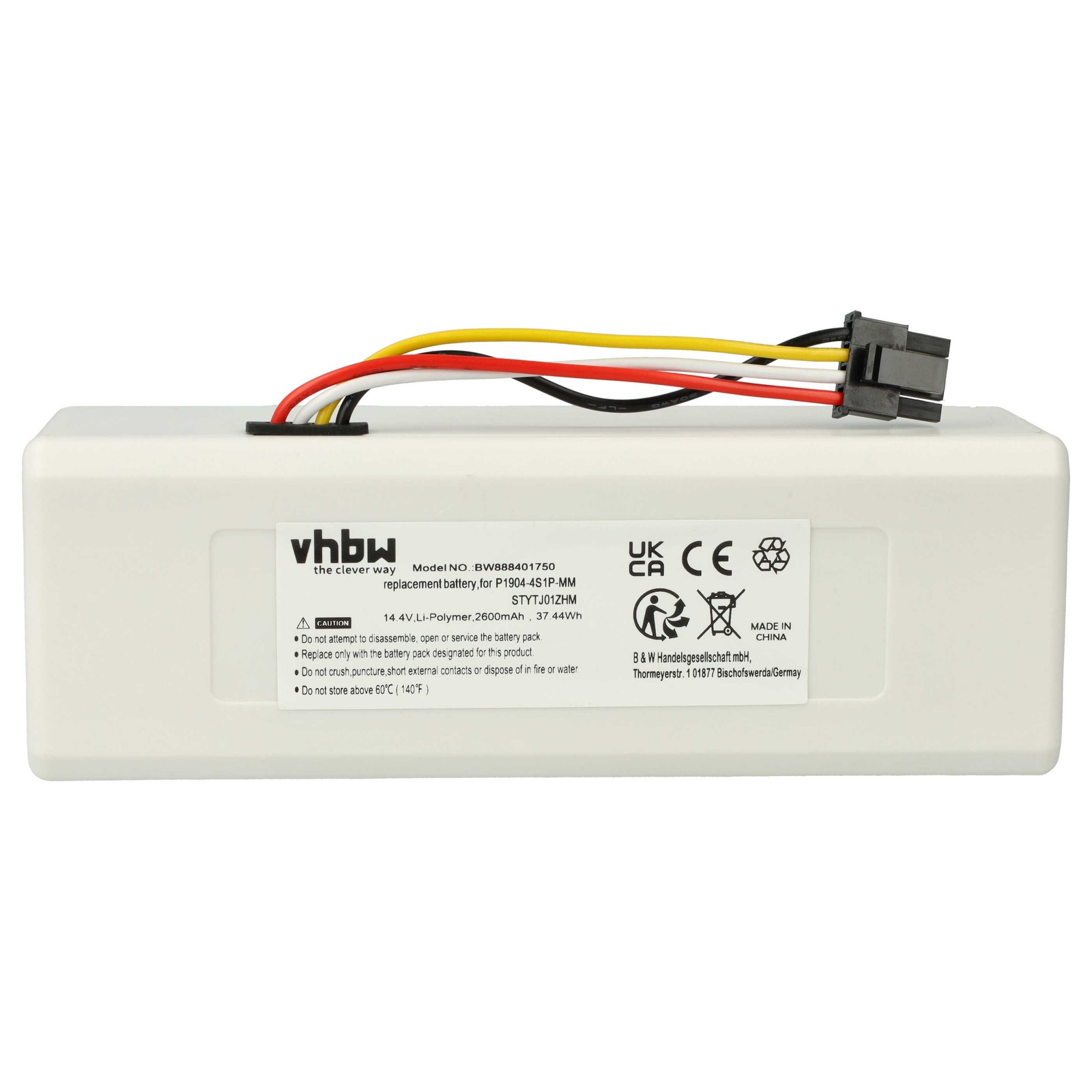 Battery for Xiaomi Dreame Bot L10 Pro RLS5L 2600mAh 14.4V