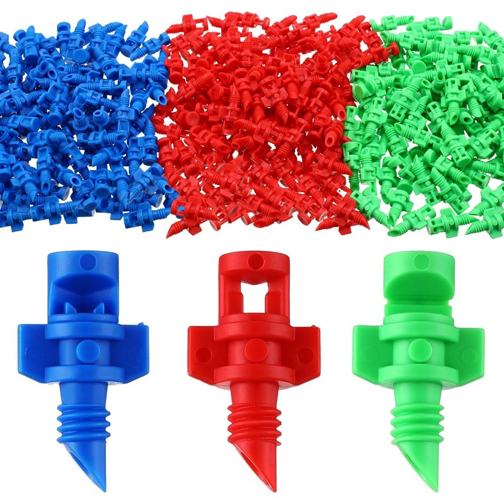 3X(300 Pcs Misting Nozzle Sprayer 90/180/360 Degree Atomizing Sprinklers9134